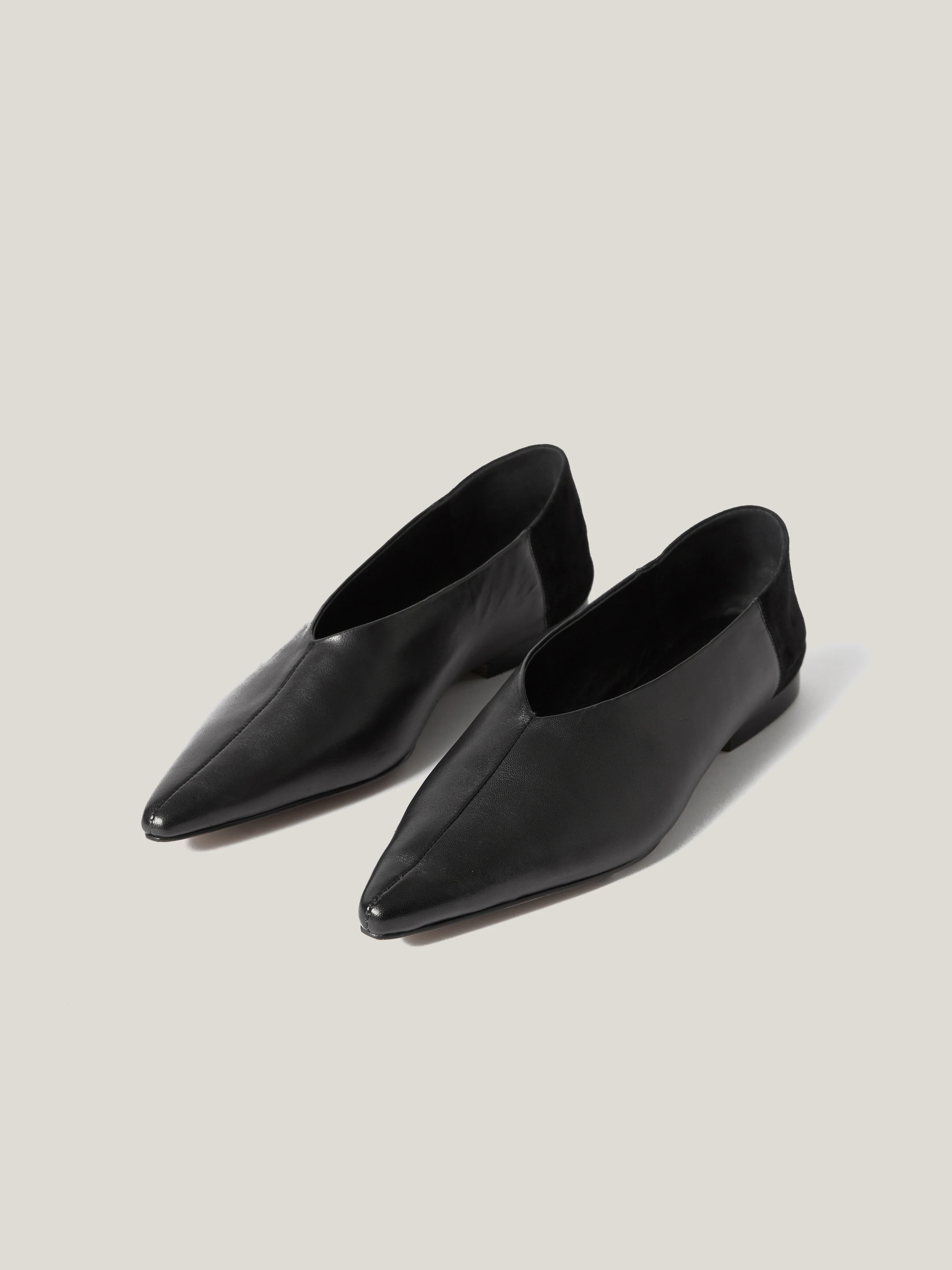 Linnie Flat Pointed Ballerina | Black - Image 7