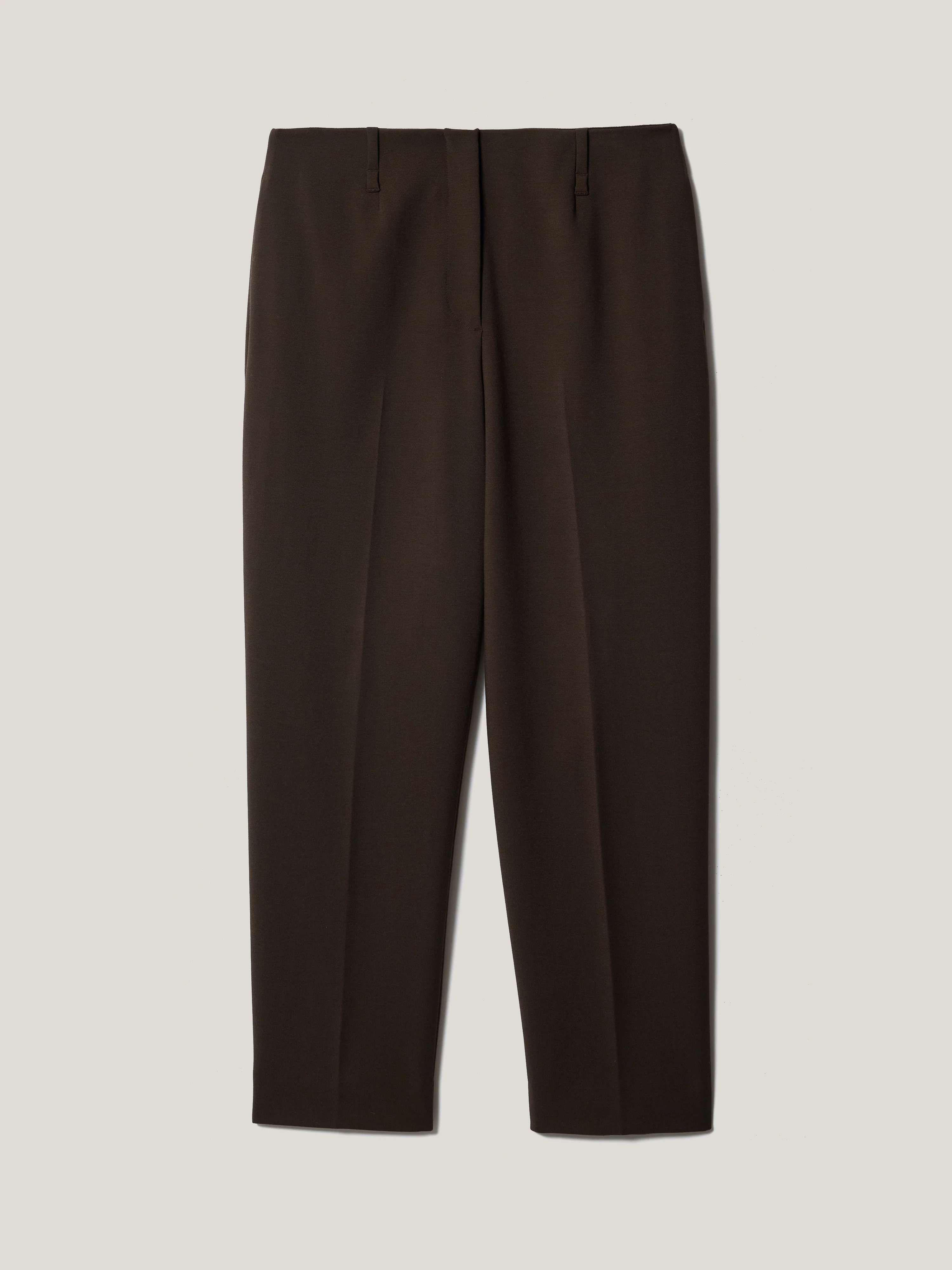 Lisson Crepe Trouser | Brown - Image 6