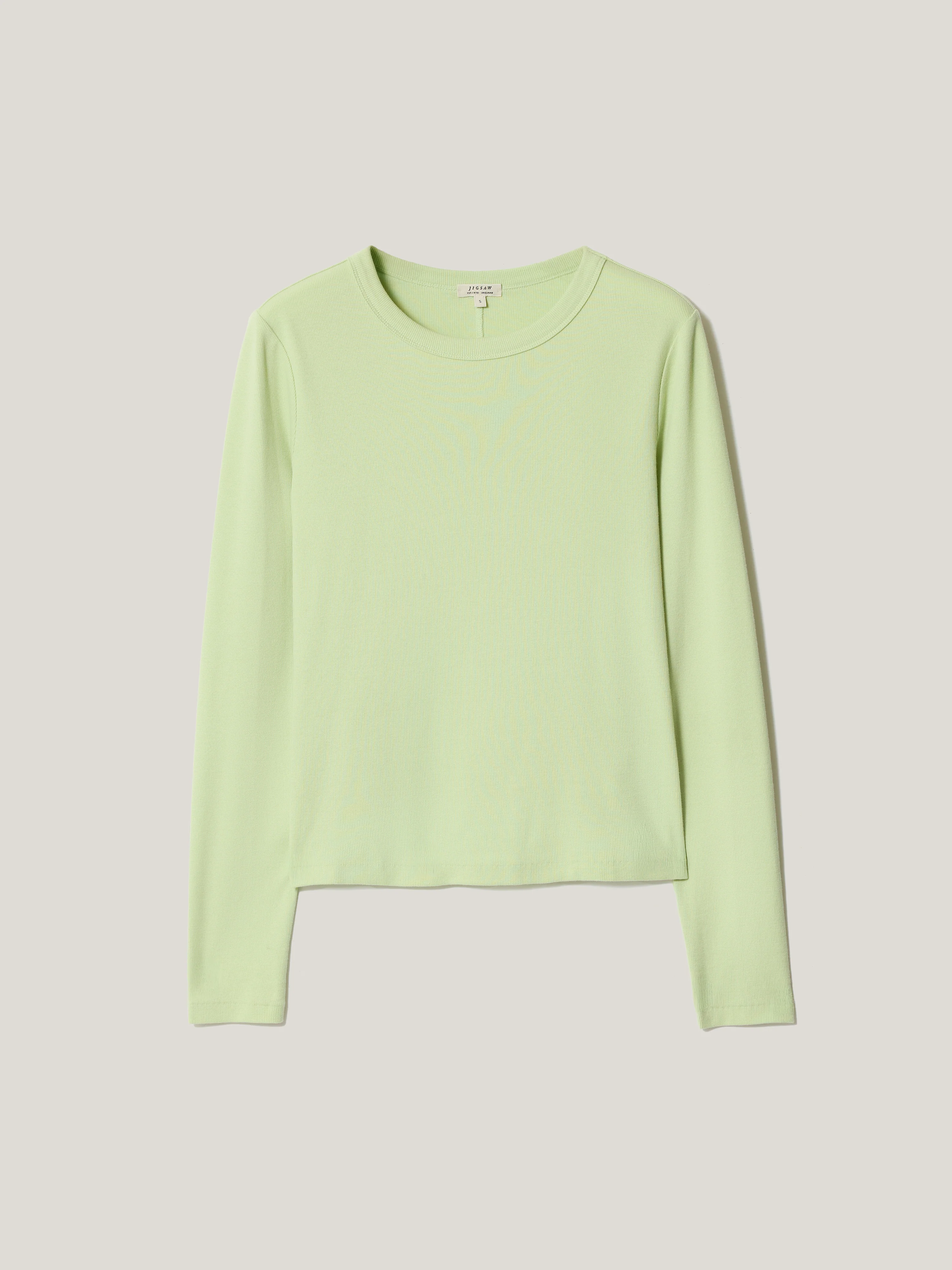 Long Sleeve Fine Cotton Baby T-shirt | Green - Image 6