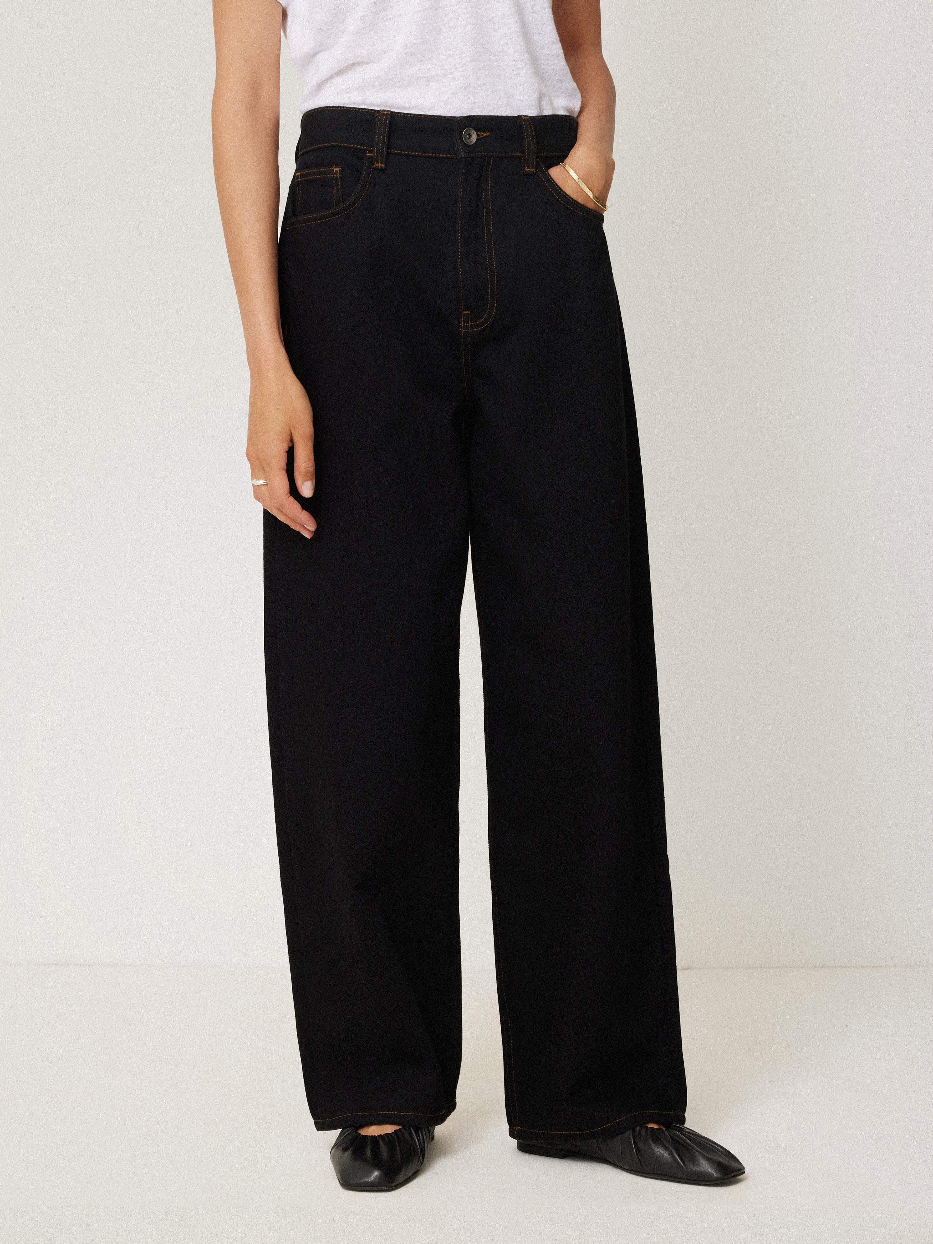 Lucia High Waisted Jean | Black - Image 3