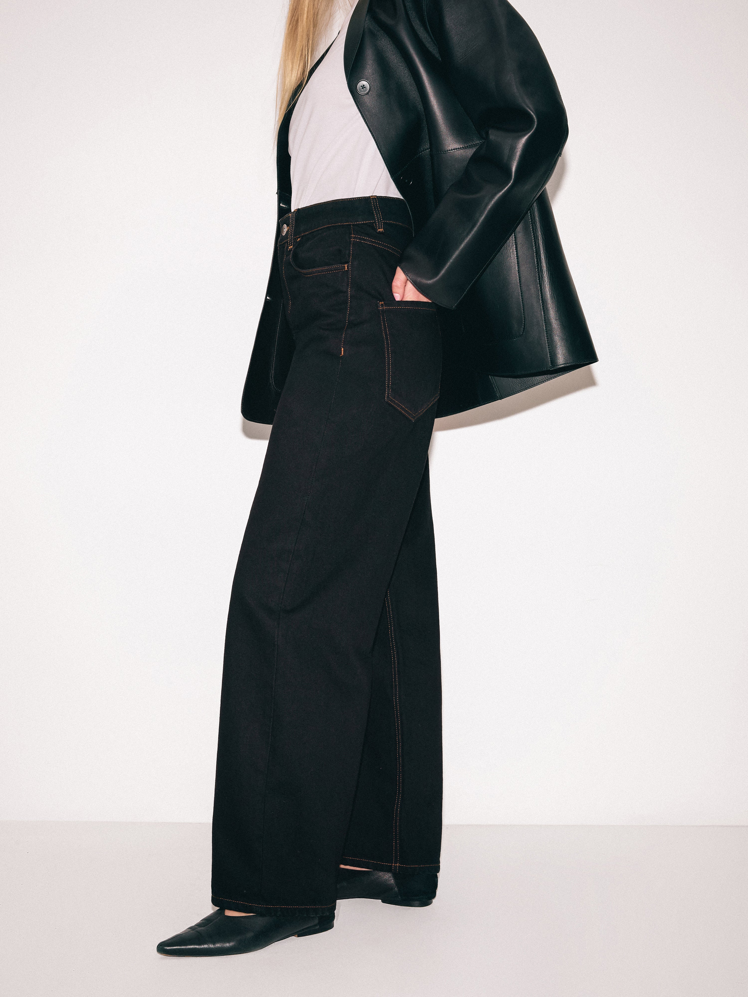 Lucia High Waisted Jean | Black - Image 5