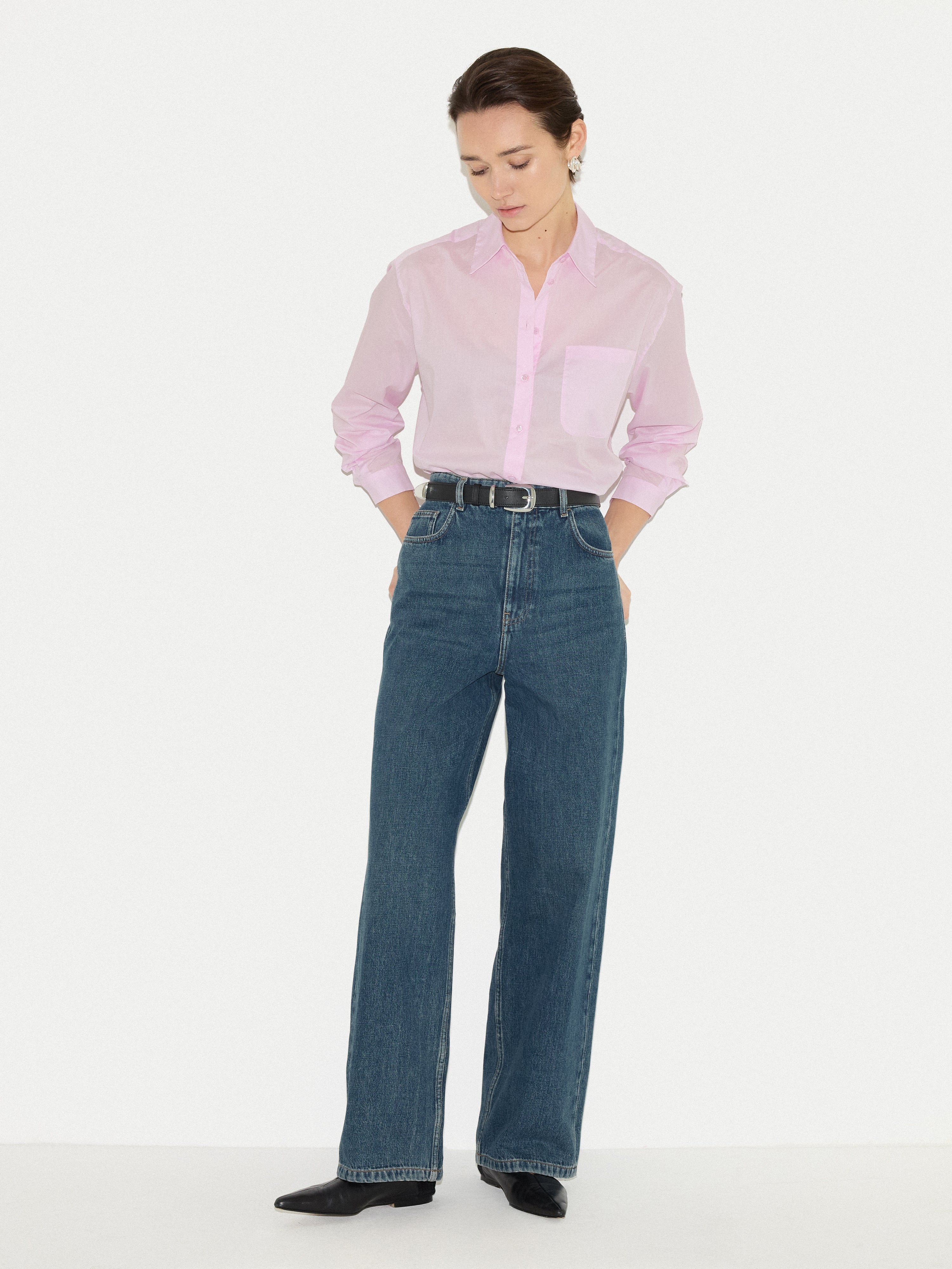 Lucia High Waisted Jean | Vintage Mid Blue - Image 3