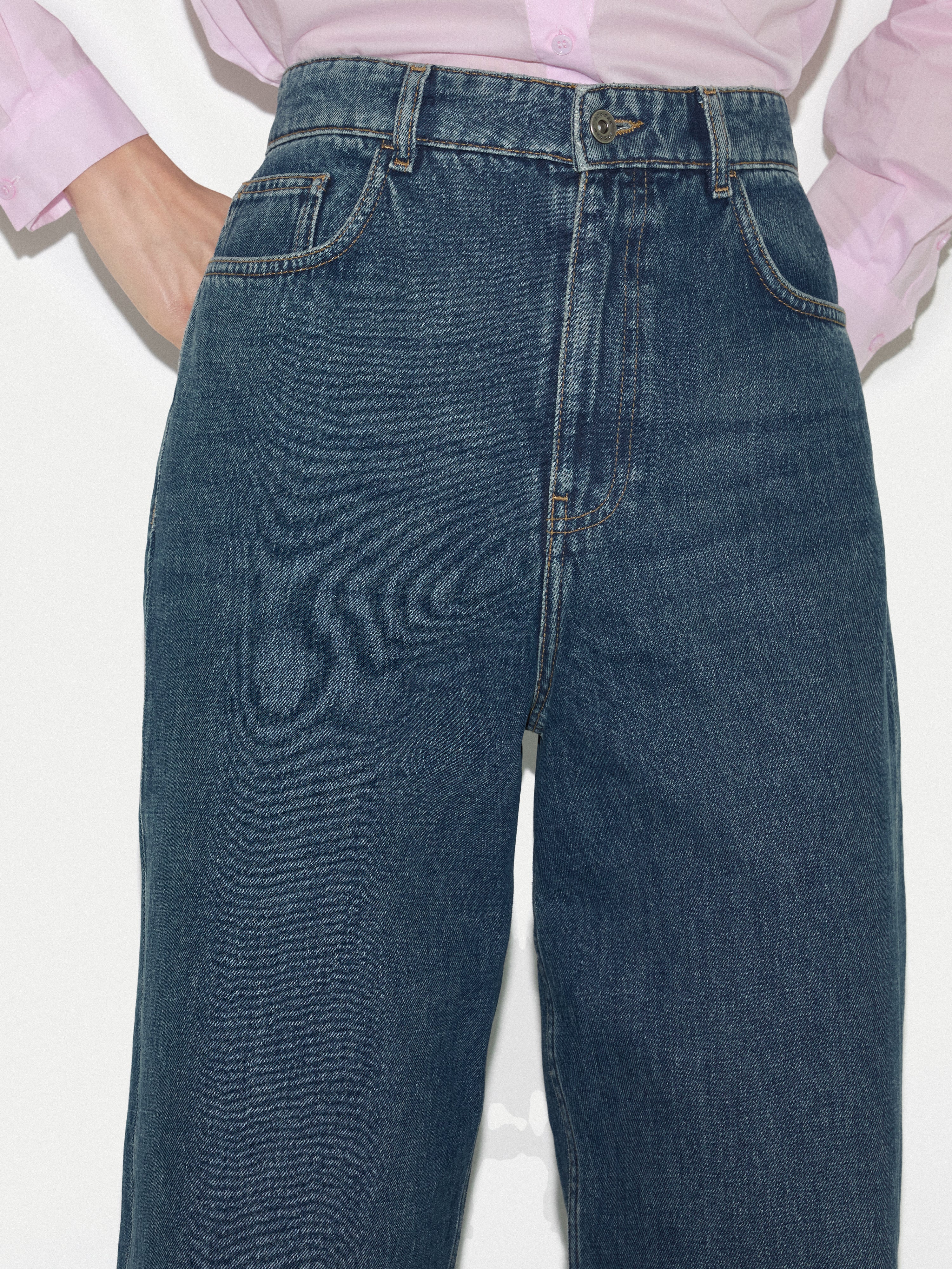 Lucia High Waisted Jean | Vintage Mid Blue - Image 4
