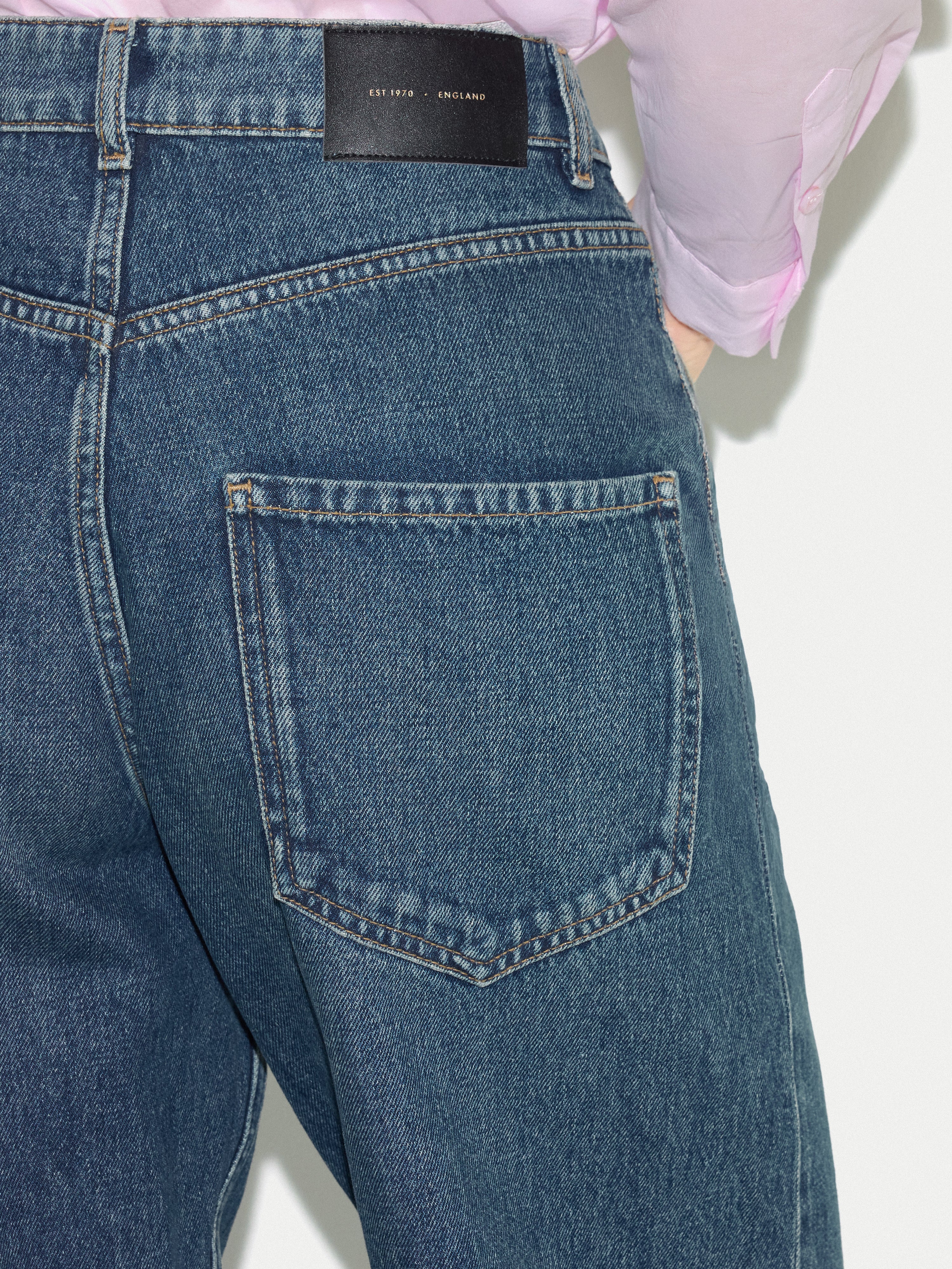 Lucia High Waisted Jean | Vintage Mid Blue - Image 6
