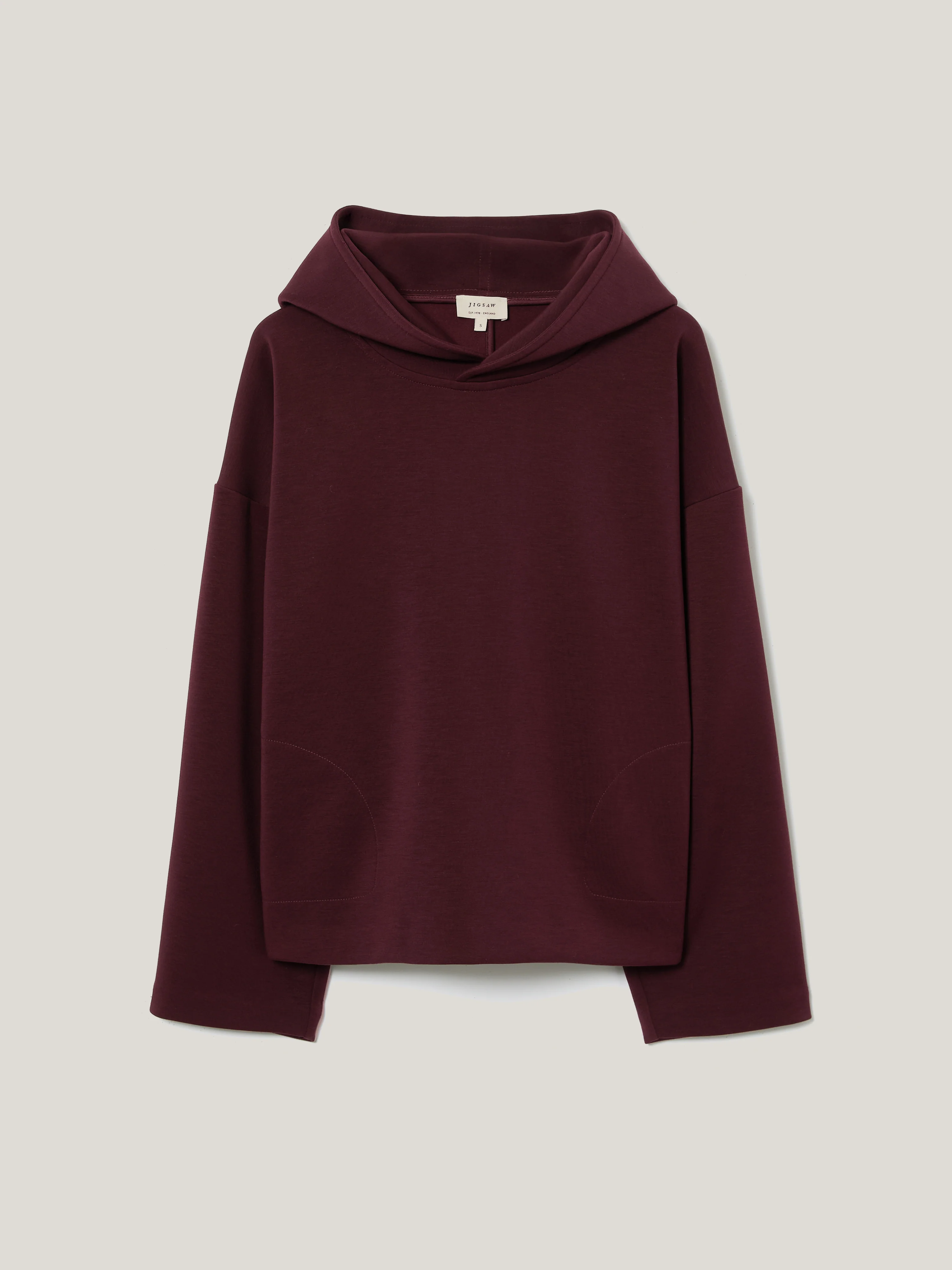 Luxe Sweat Hoodie | Burgundy - Image 6