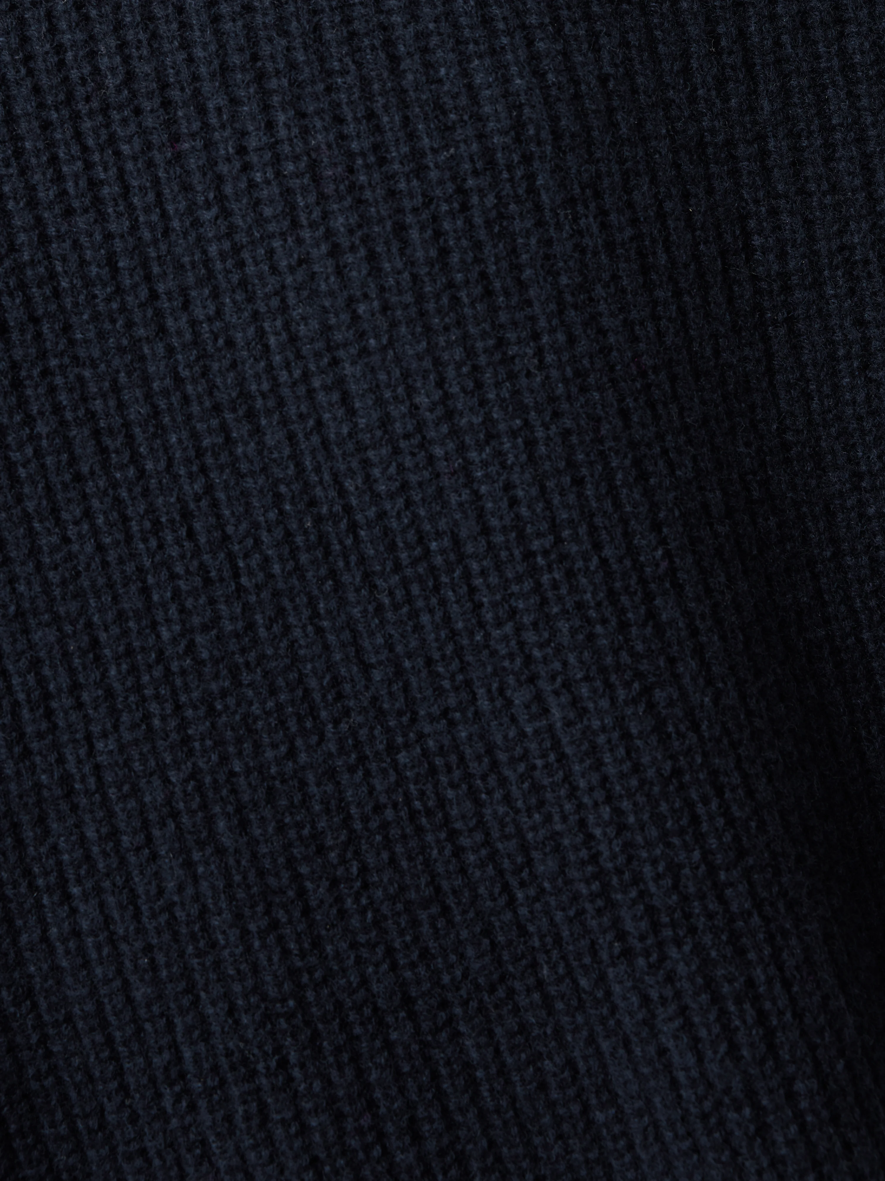 Merino Cashmere Ribbed Tunic | Navy - Image 7