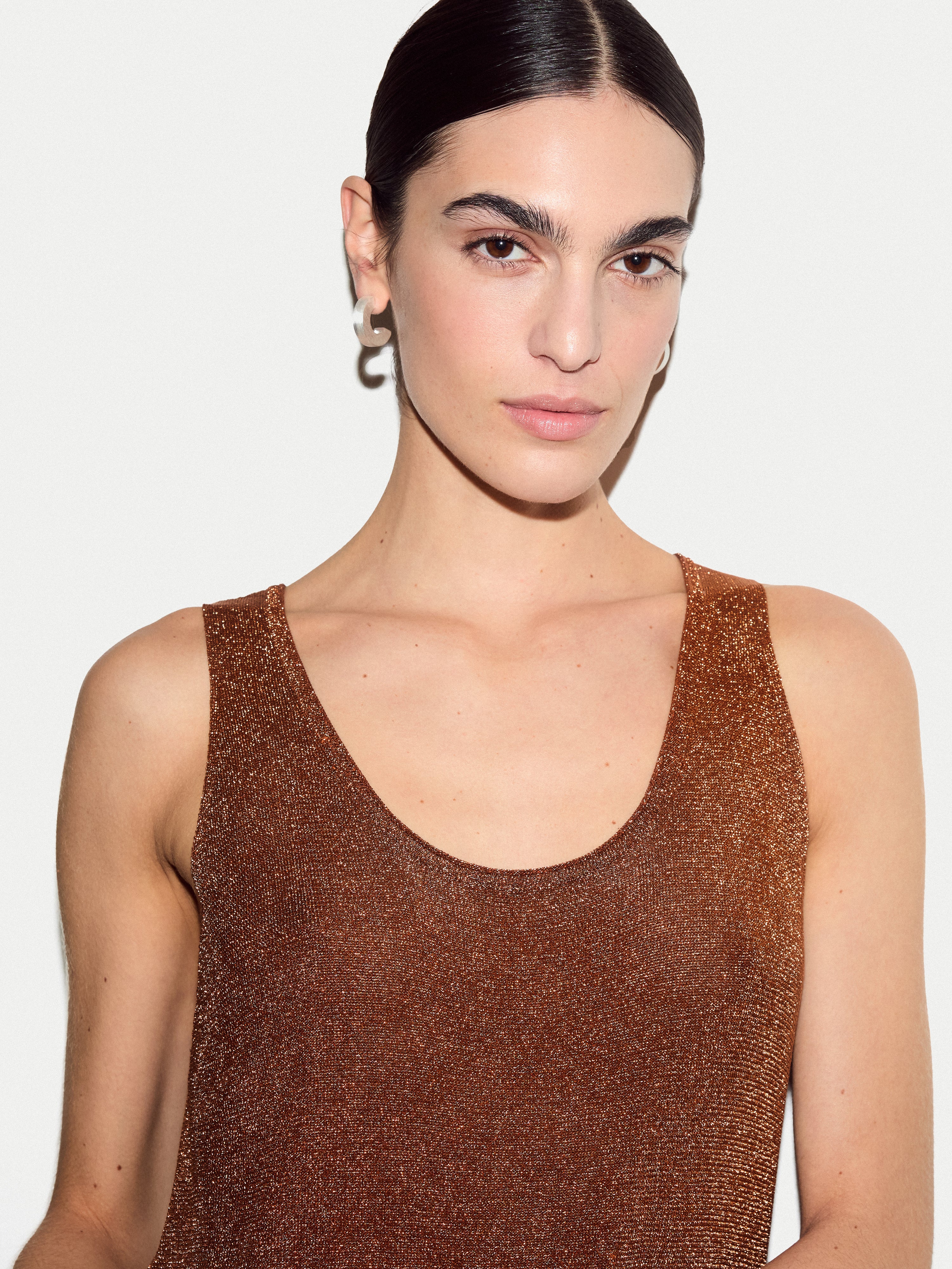 Metallic Scoop Tank | Bronze - Image 3