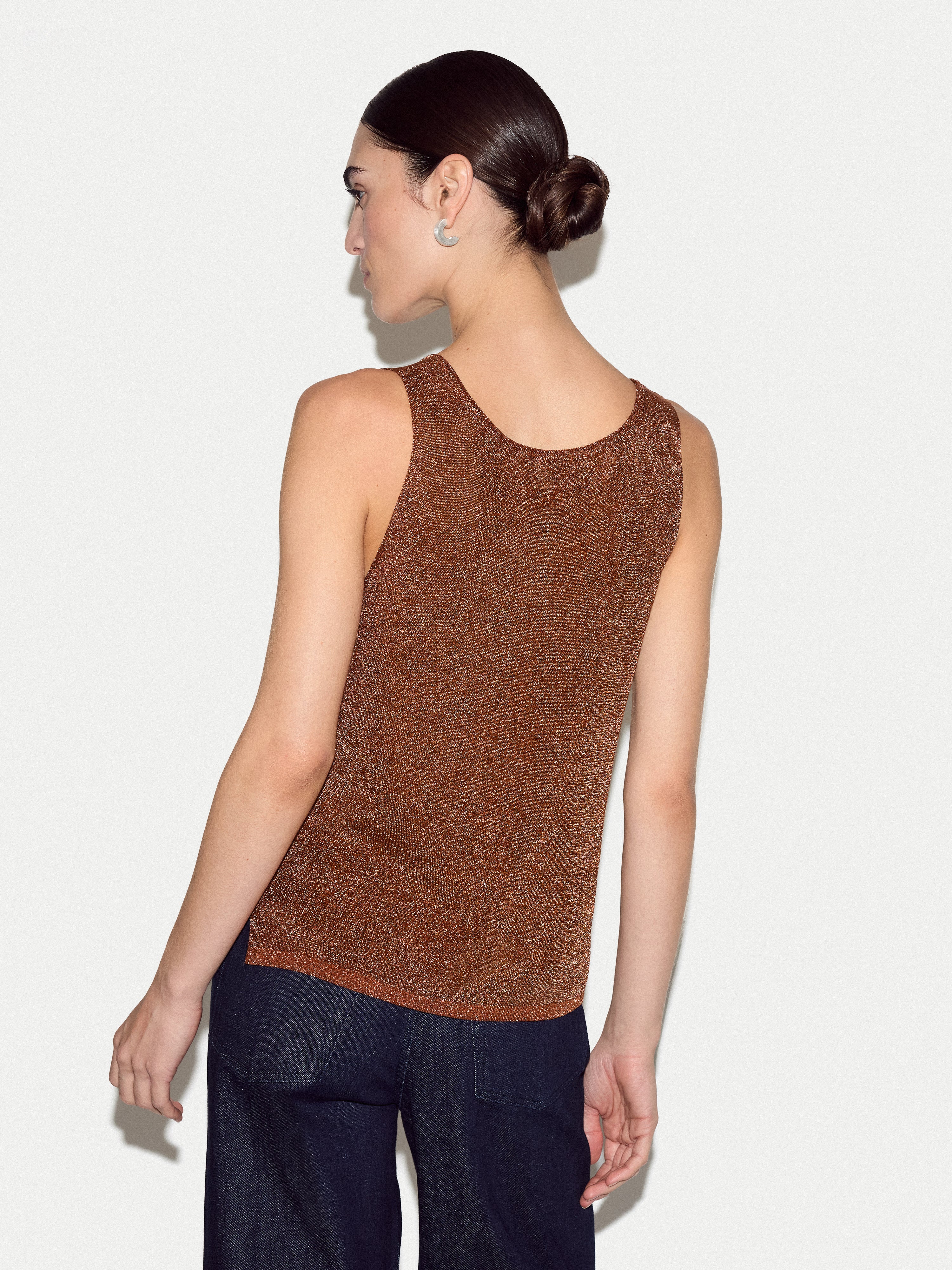 Metallic Scoop Tank | Bronze - Image 5