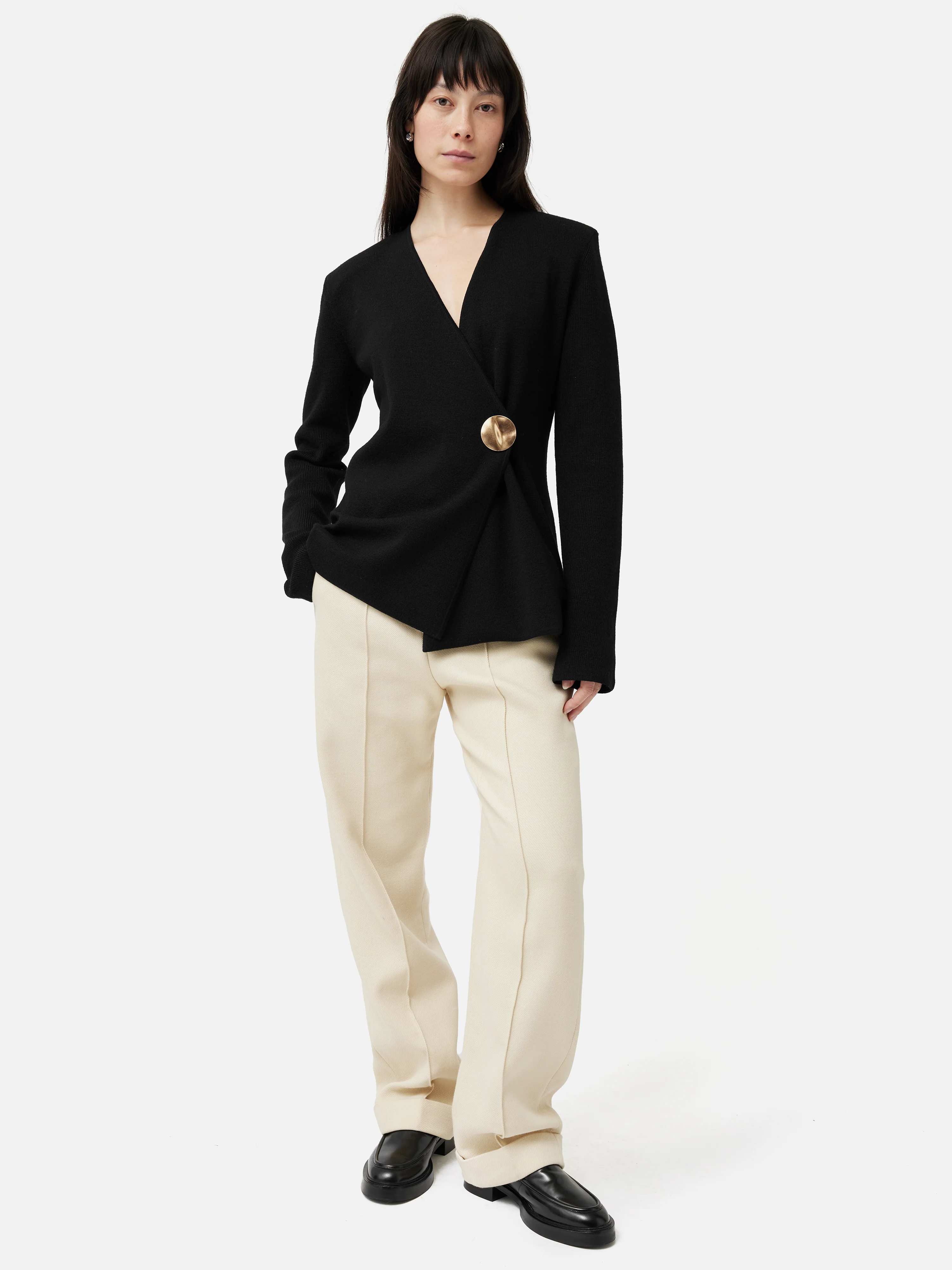 Milano Gold Disc Jacket | Black - Image 3