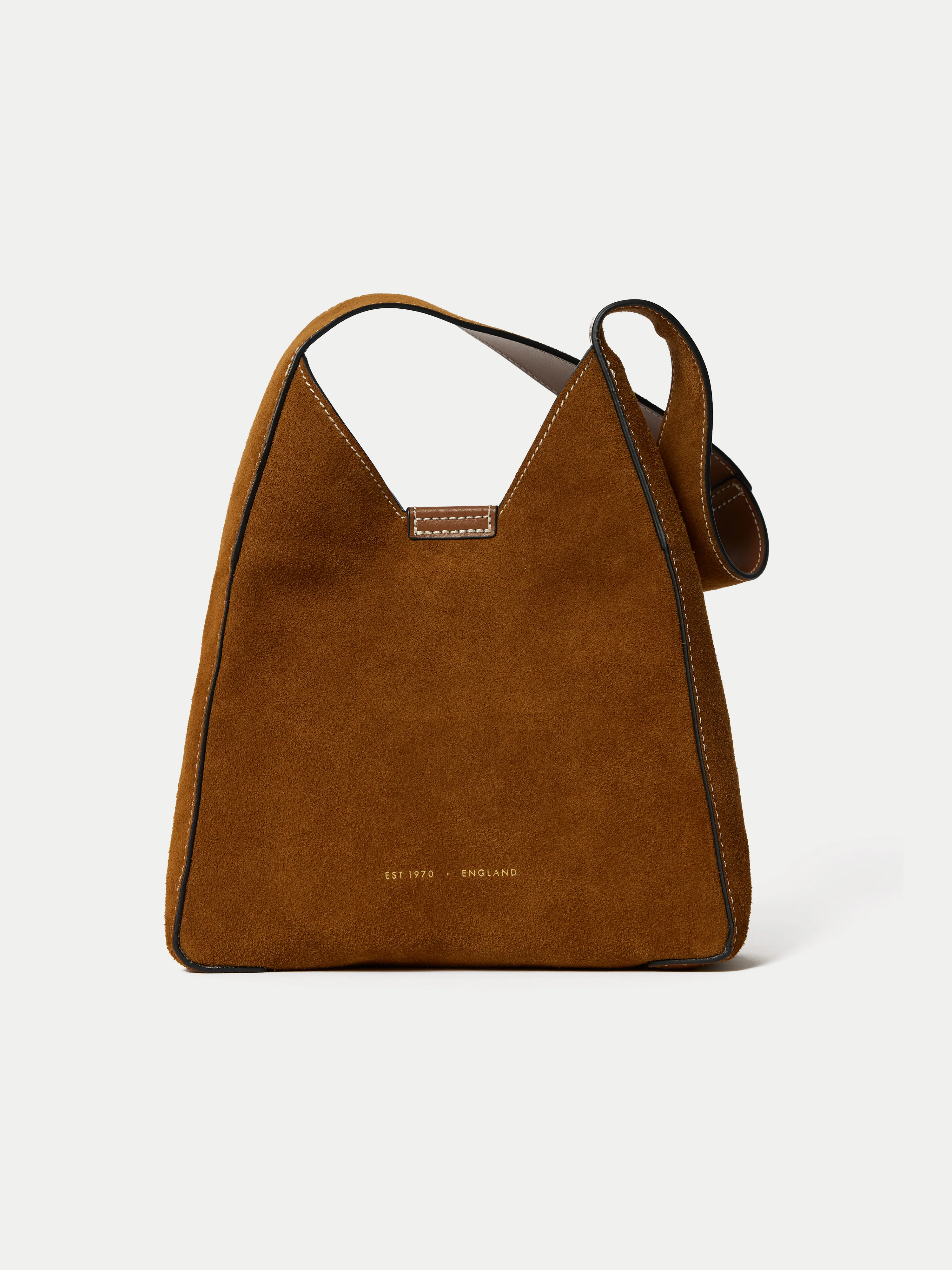 Mini Heckfield Suede Tote | Tan - Image 3