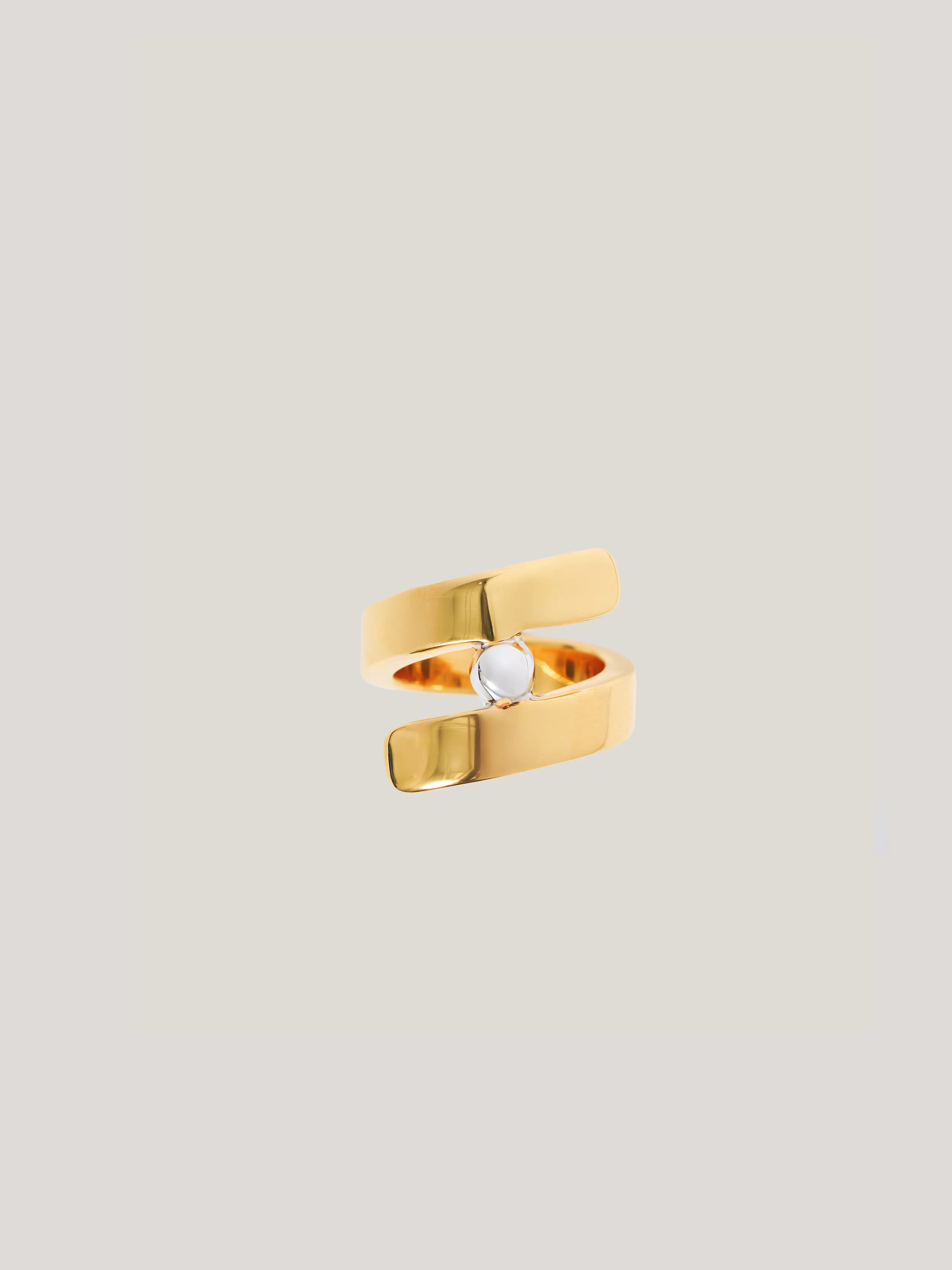 Mixed Metal Bead Ring | Multi - Image 3