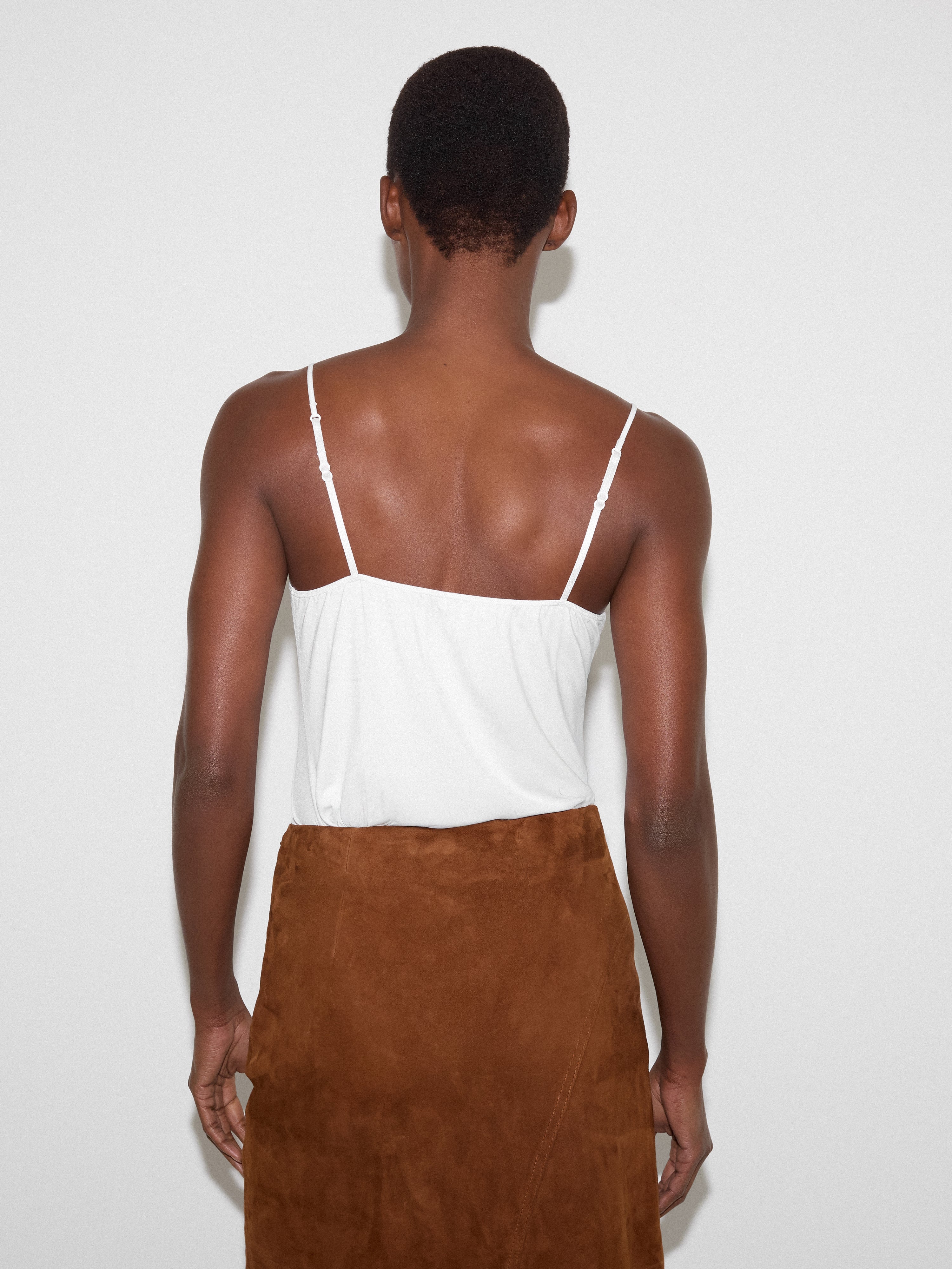 Modal Lace Cami | White - Image 4