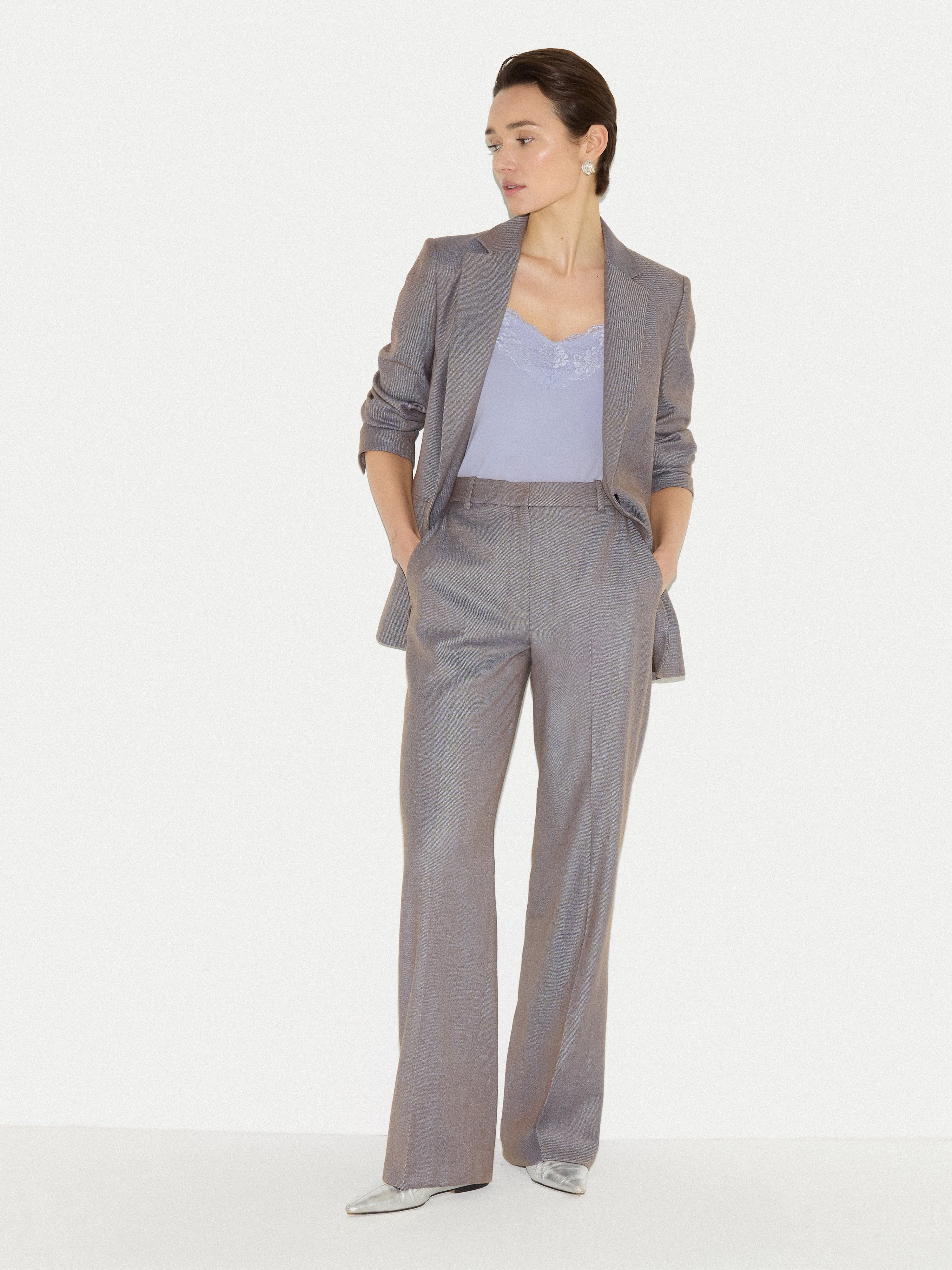 Modal Lace Vest | Iris Whisper - Image 2