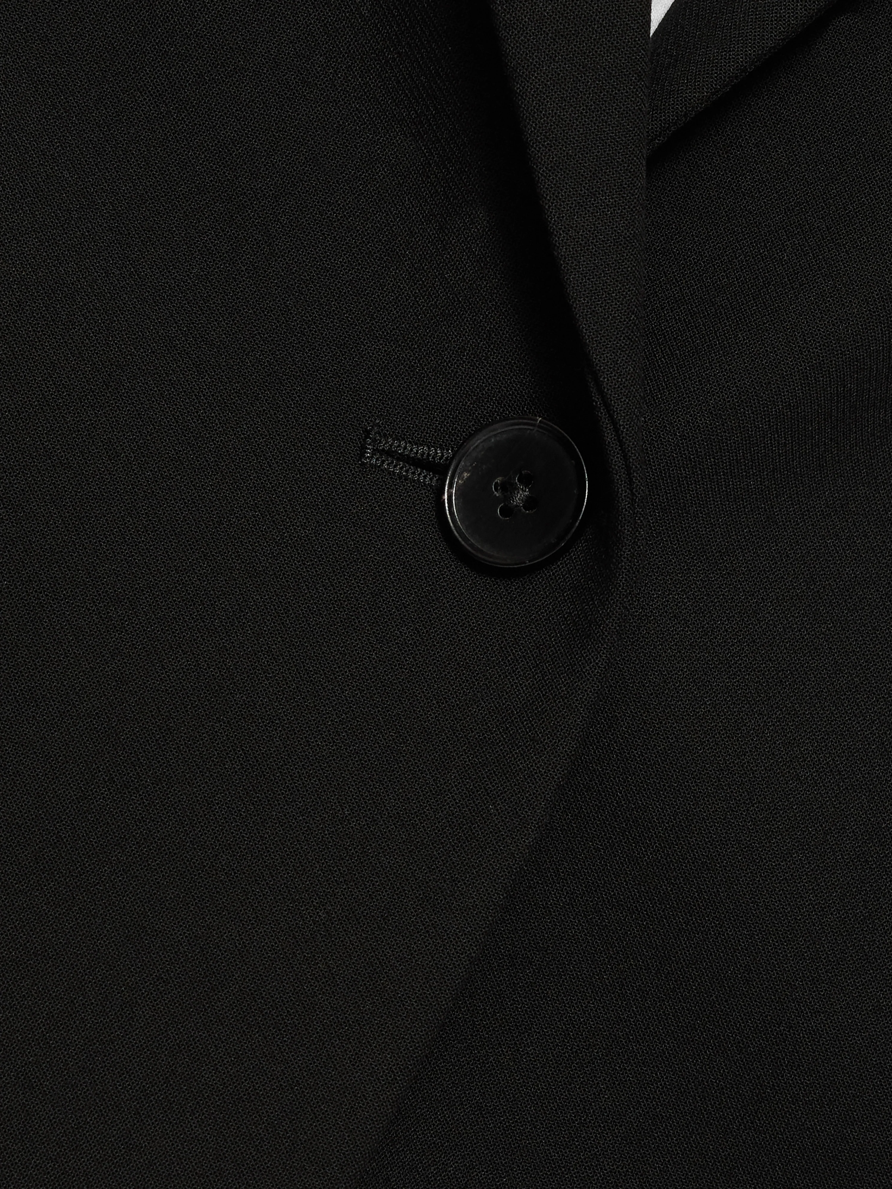 Modern Crepe Brook Blazer | Black - Image 7
