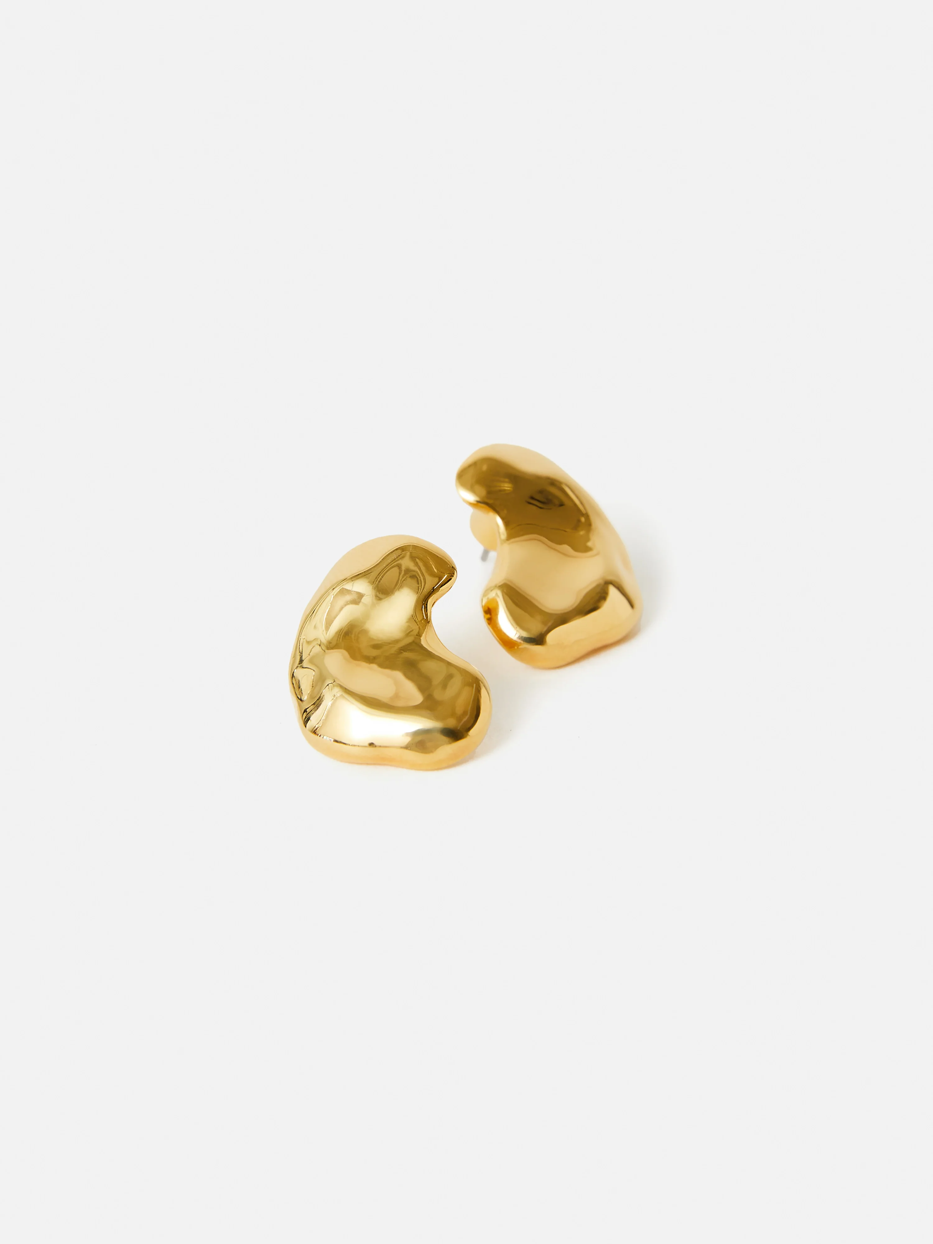 Molten Stud Earring | Gold - Image 4
