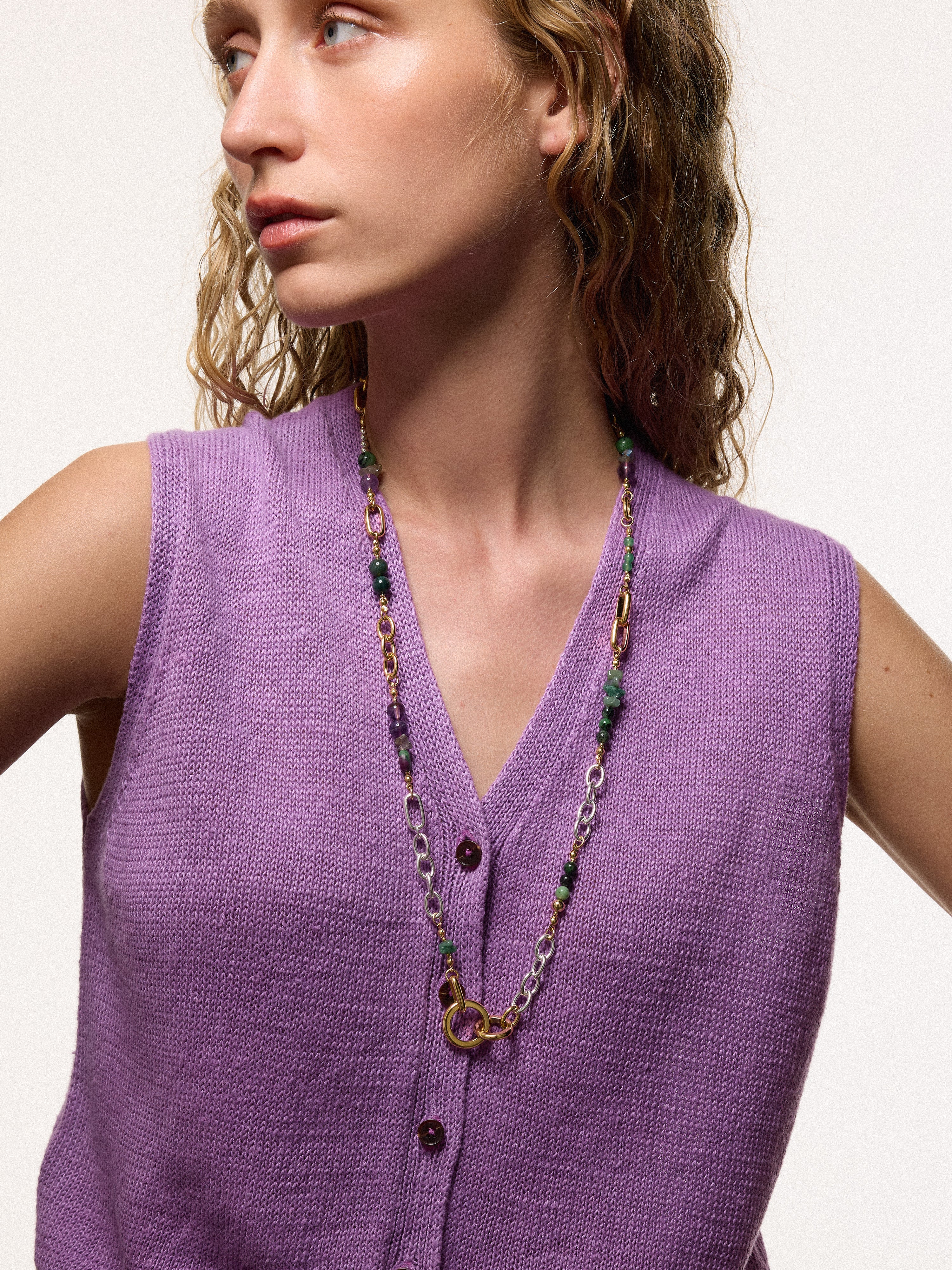 Multi-wear Mixed Bead Necklace | Multi - Image 3