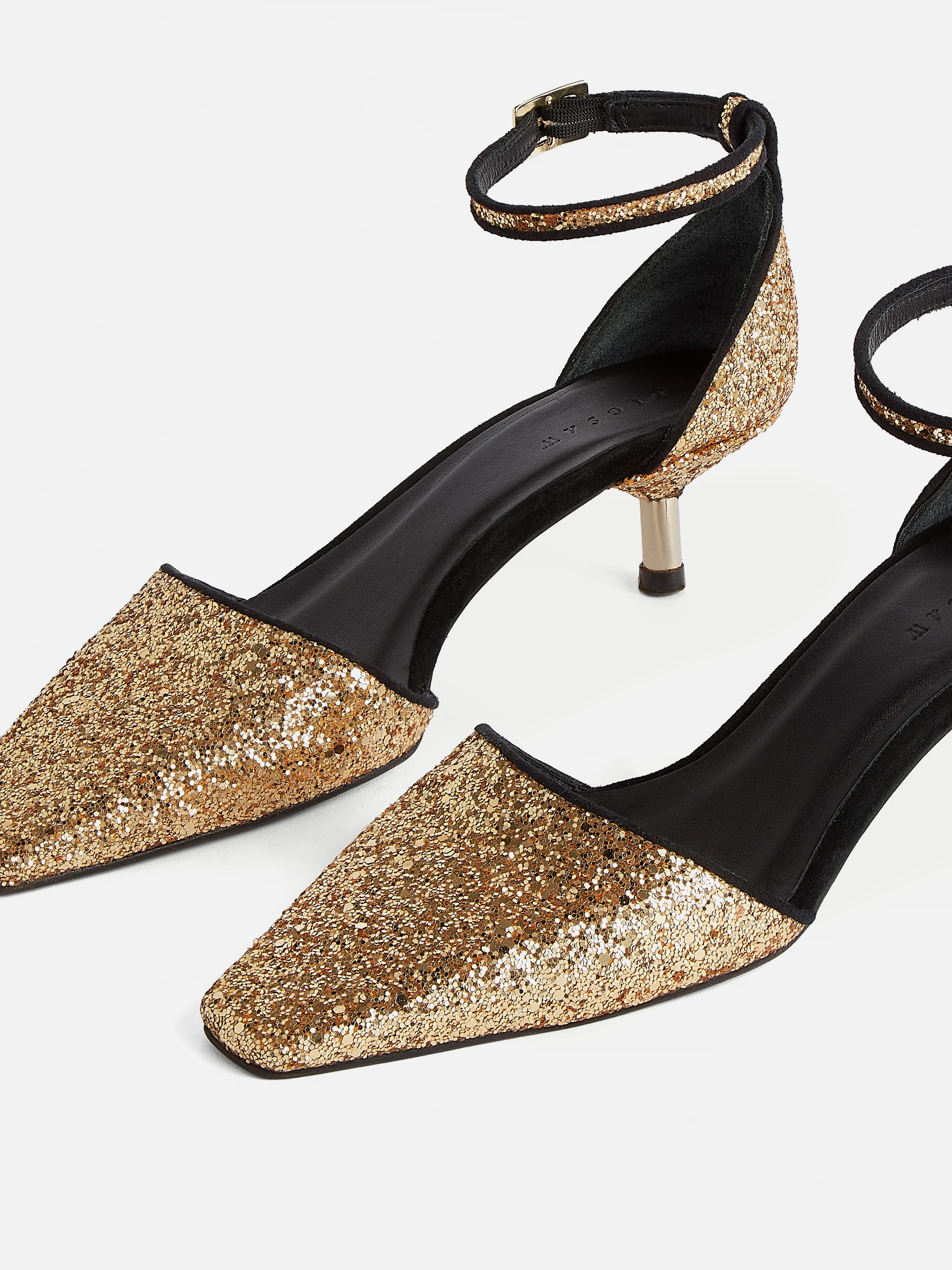 Odette Glitter Sandal | Gold - Image 4