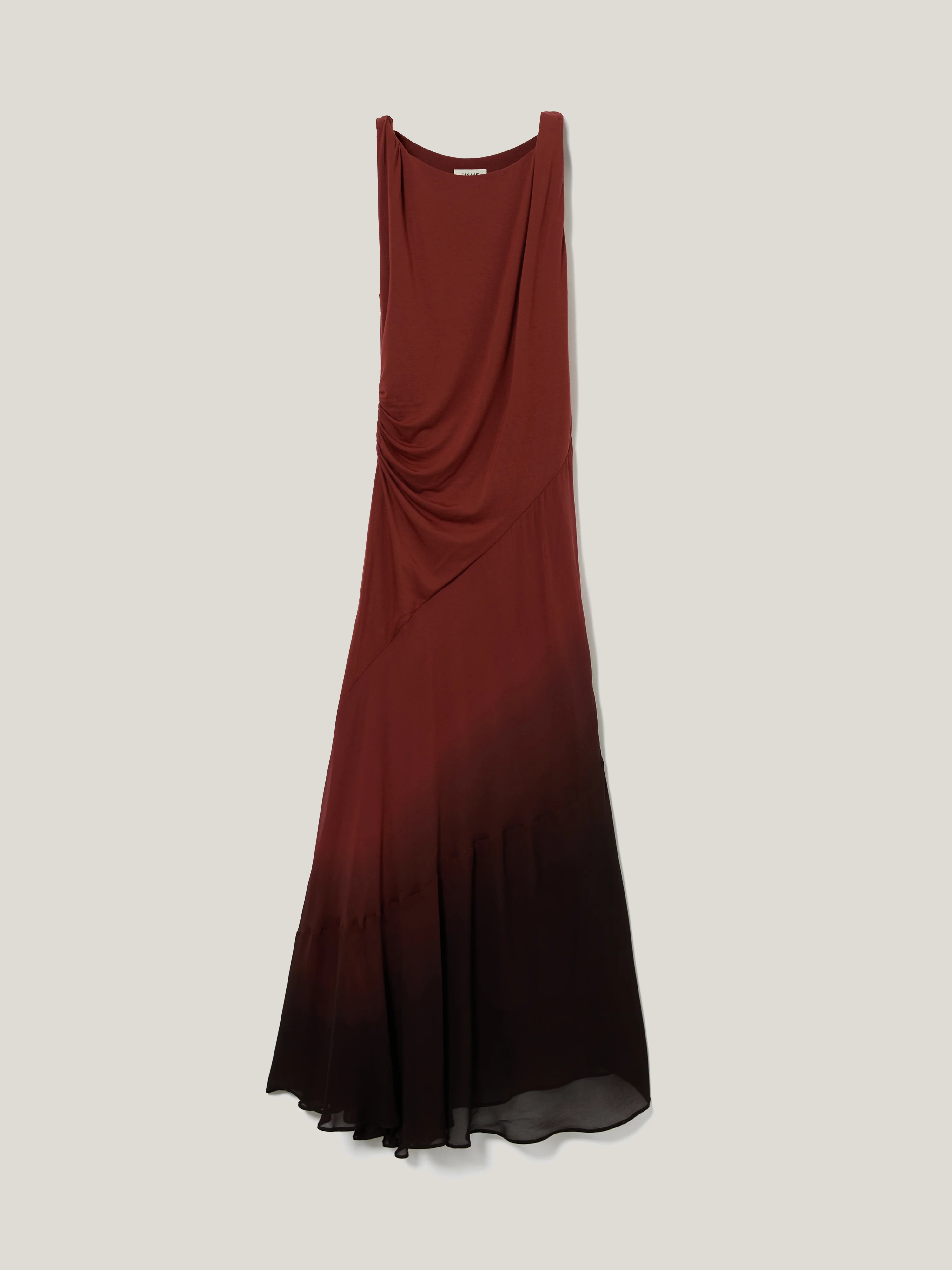 Ombre Dip-Dye Dress | Brown - Image 5