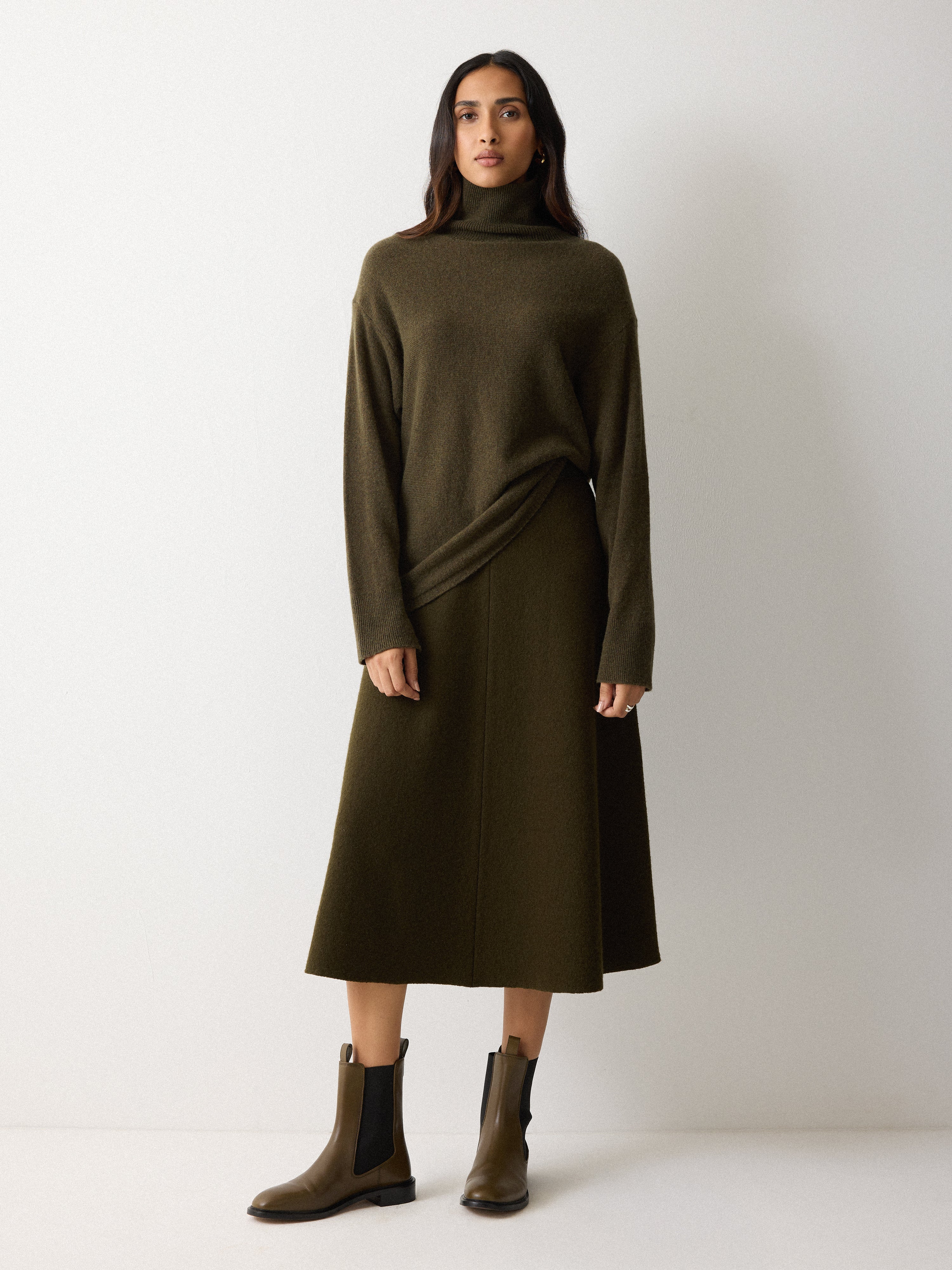 Pembridge Leather Chelsea Boot | Khaki - Image 2