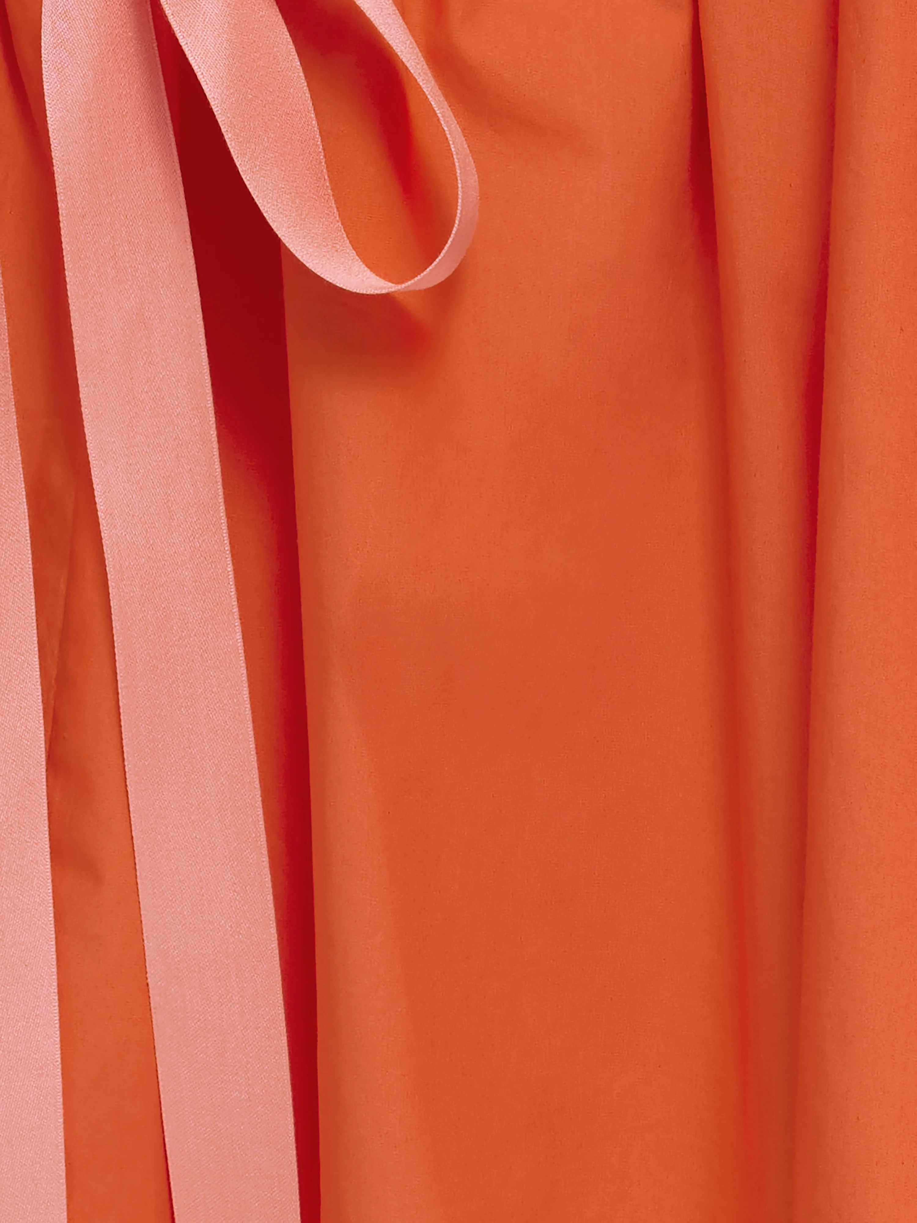 Roksanda Cotton V Neck Dress | Orange - Image 9
