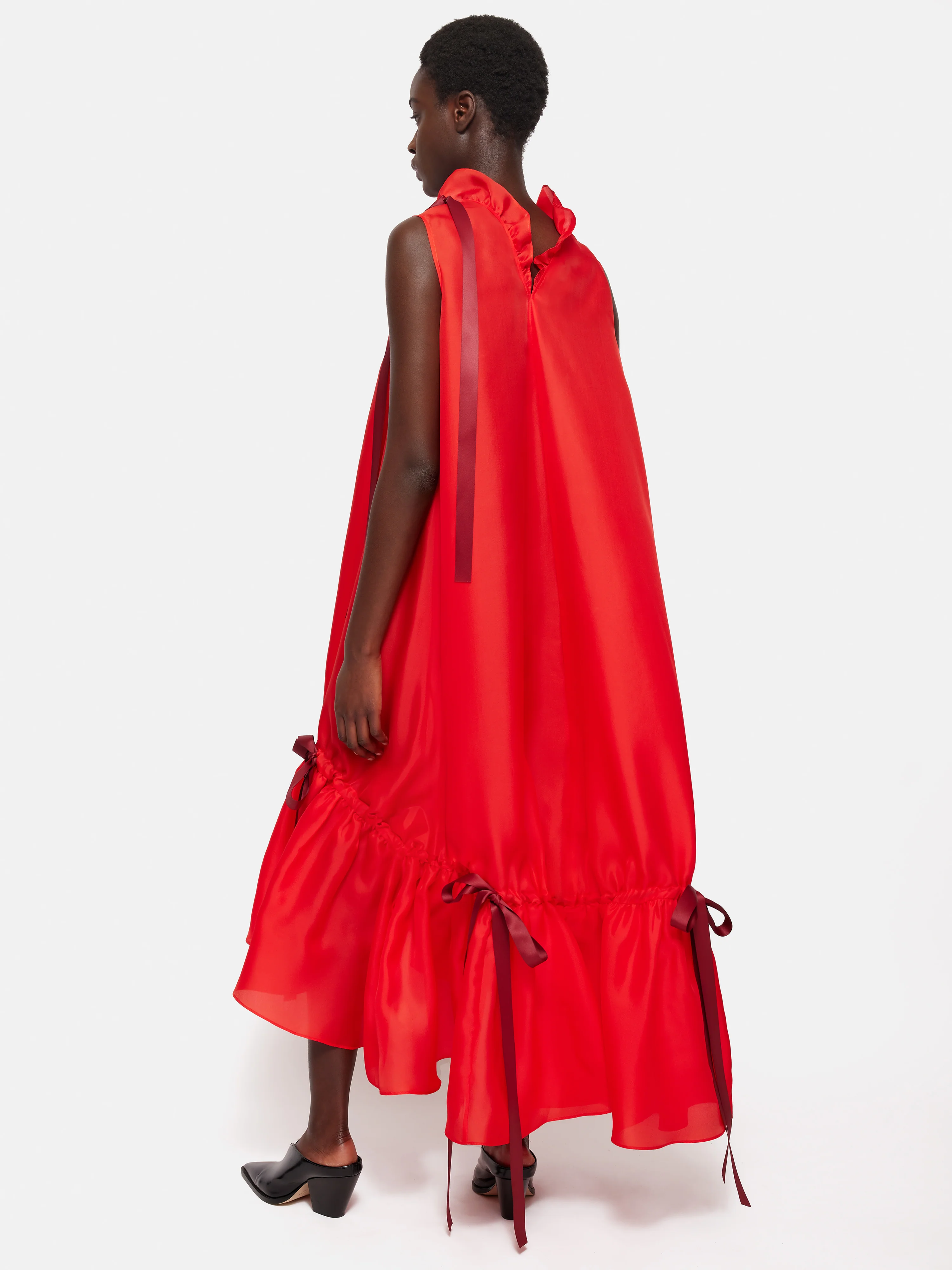 Roksanda Silk Gazar Maxi Dress | Red - Image 6