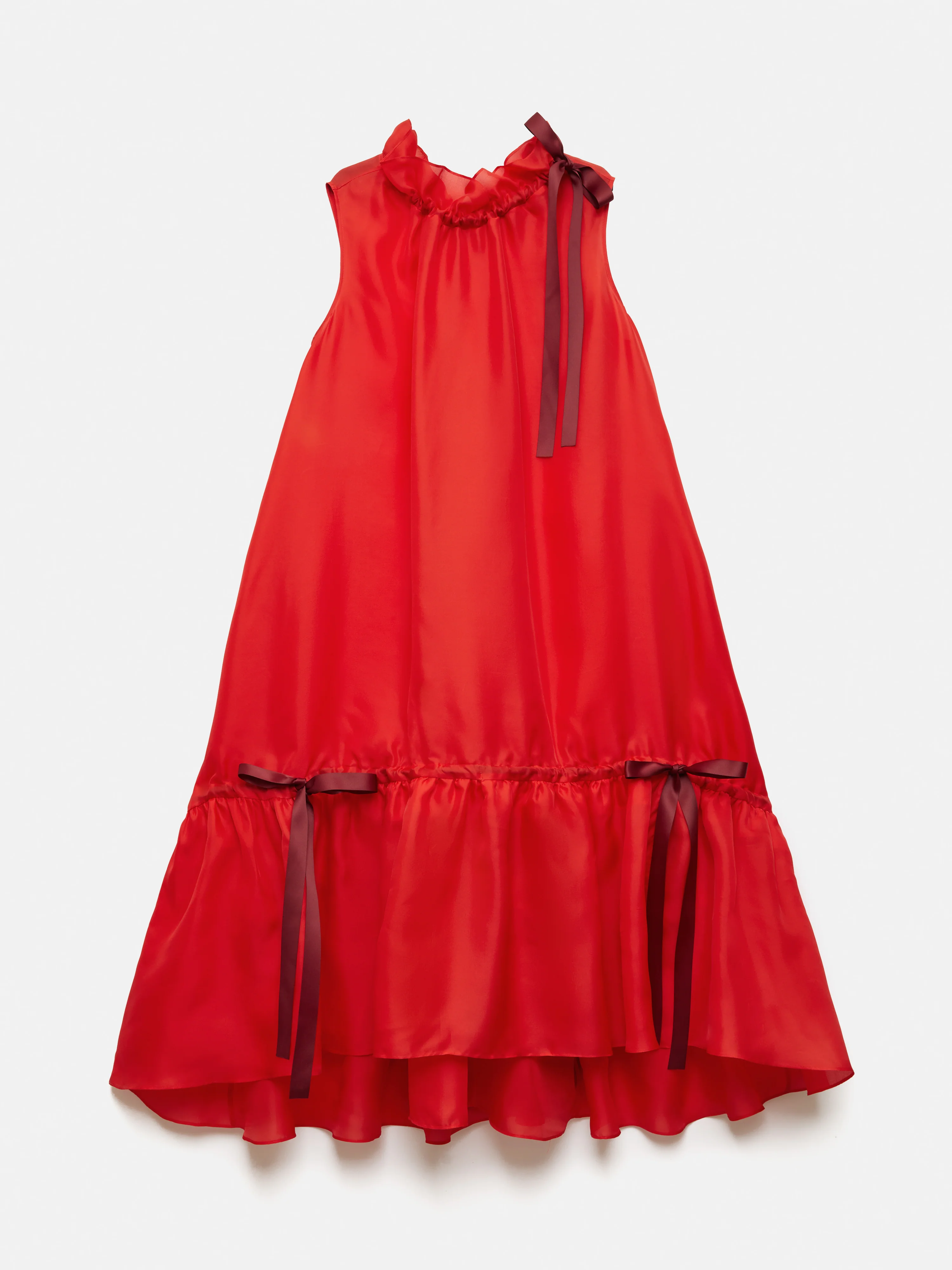 Roksanda Silk Gazar Maxi Dress | Red - Image 8
