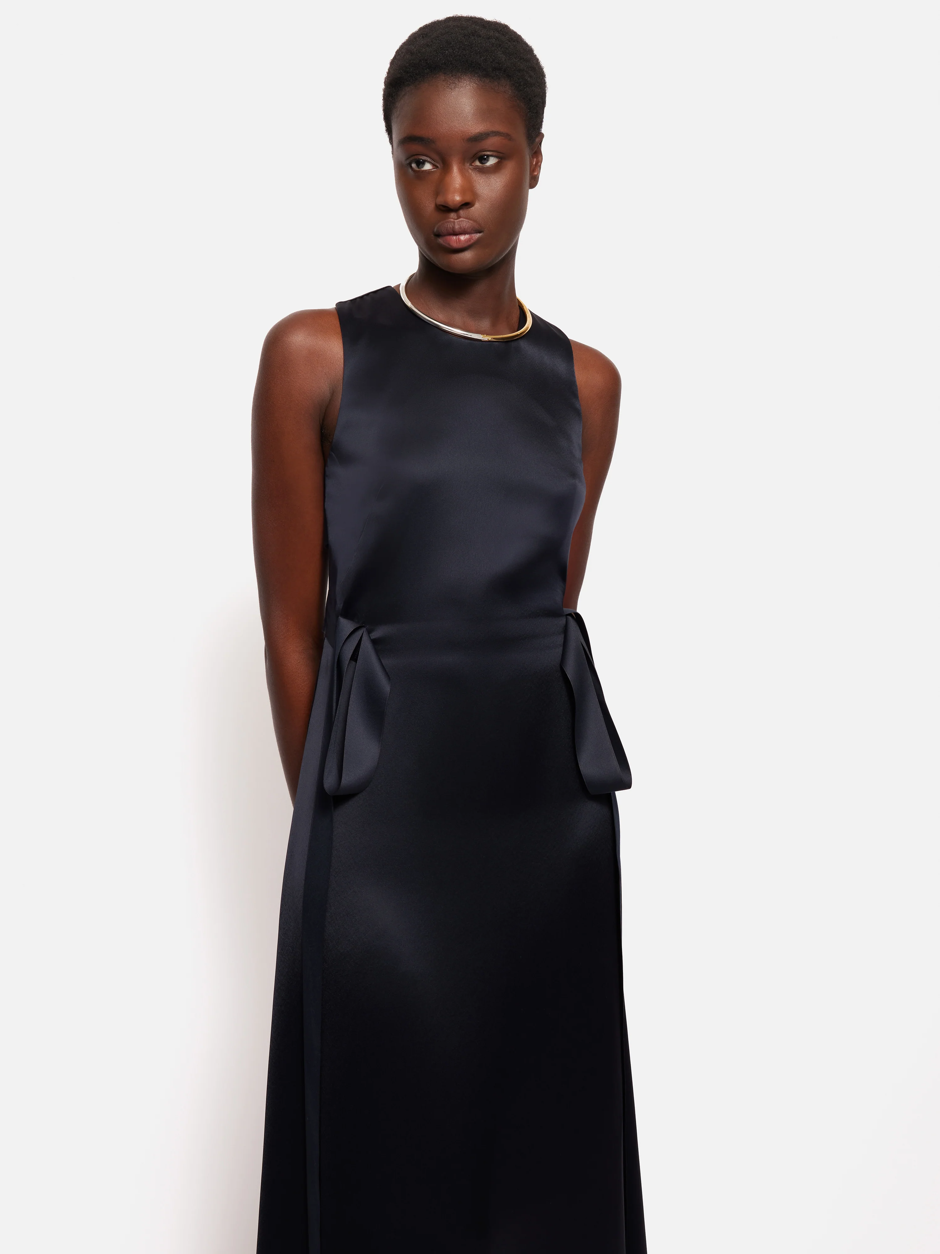 Roksanda Slip Maxi Dress | Navy - Image 4