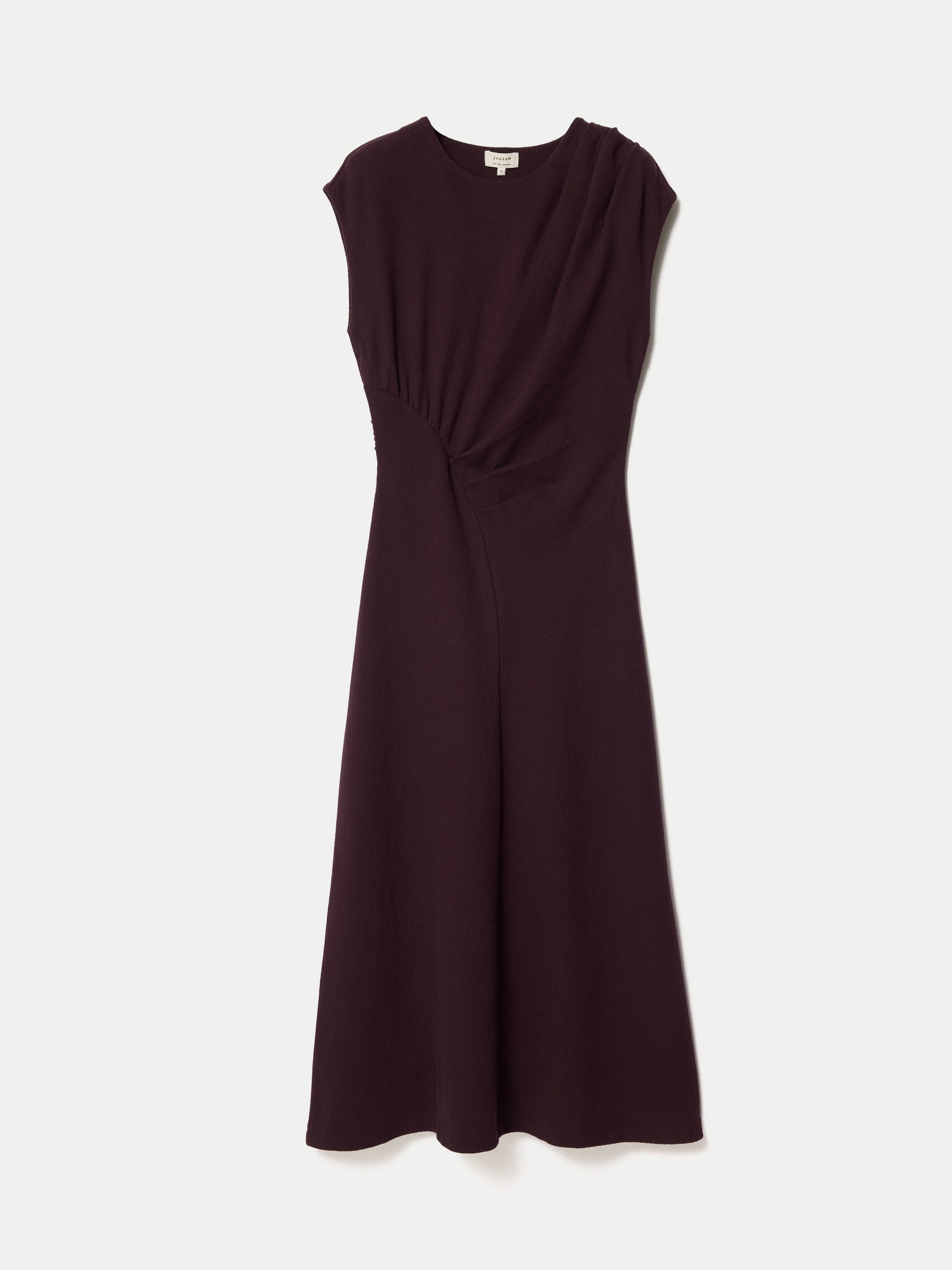 Ruched Seam Jersey Dress | Purple - Image 5