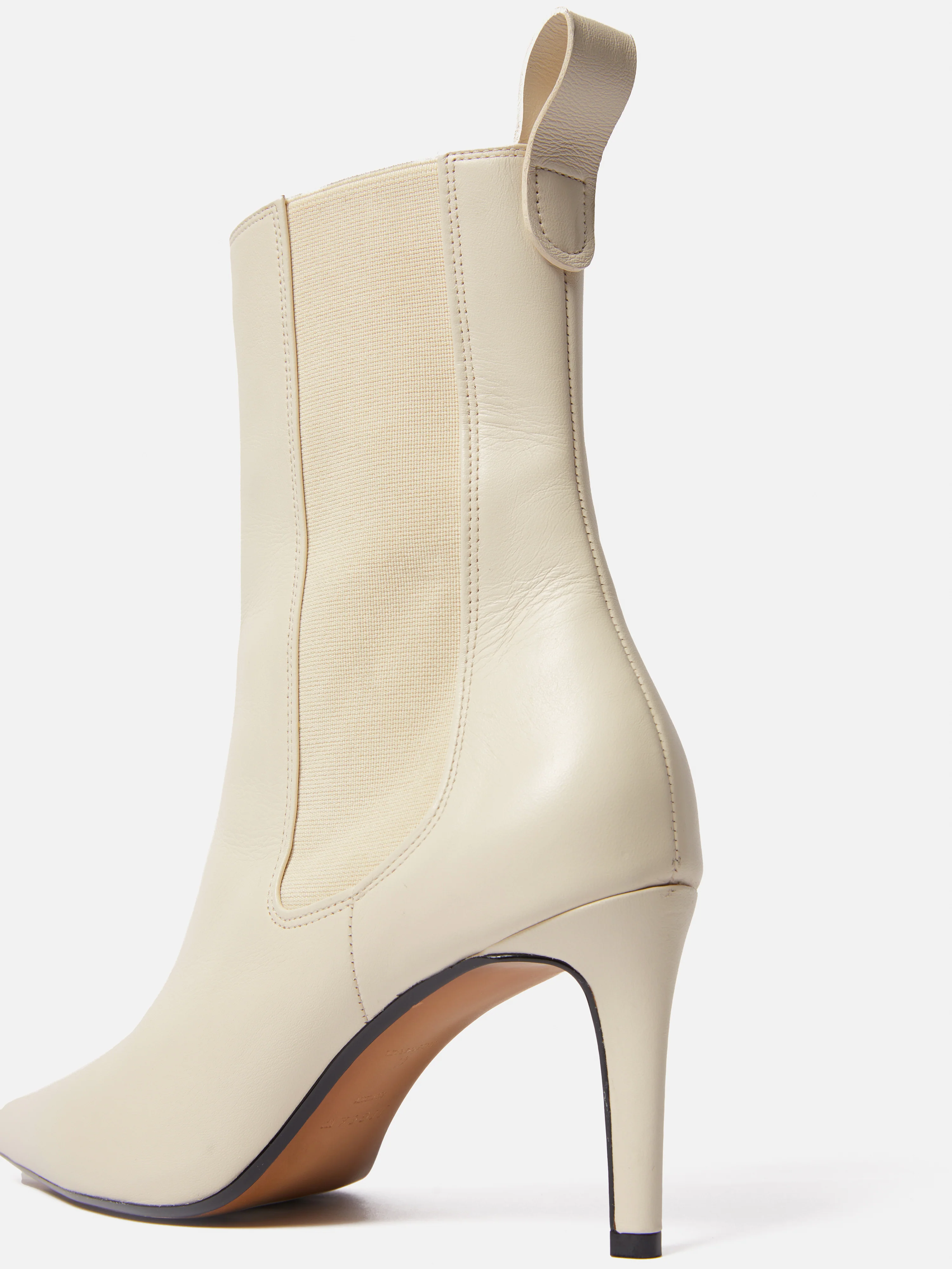 Skelter Heeled Boot | Cream - Image 3
