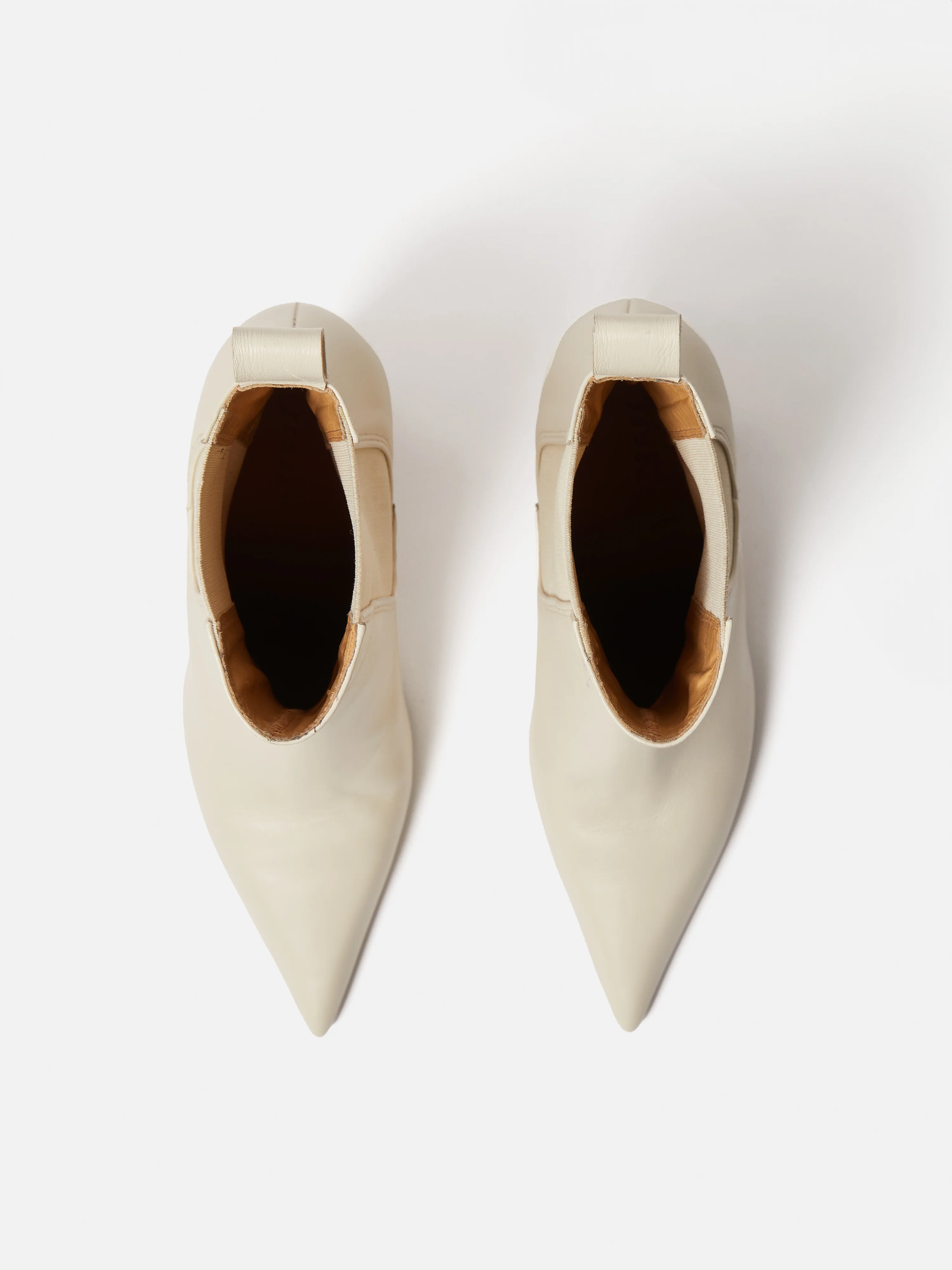 Skelter Heeled Boot | Cream - Image 4