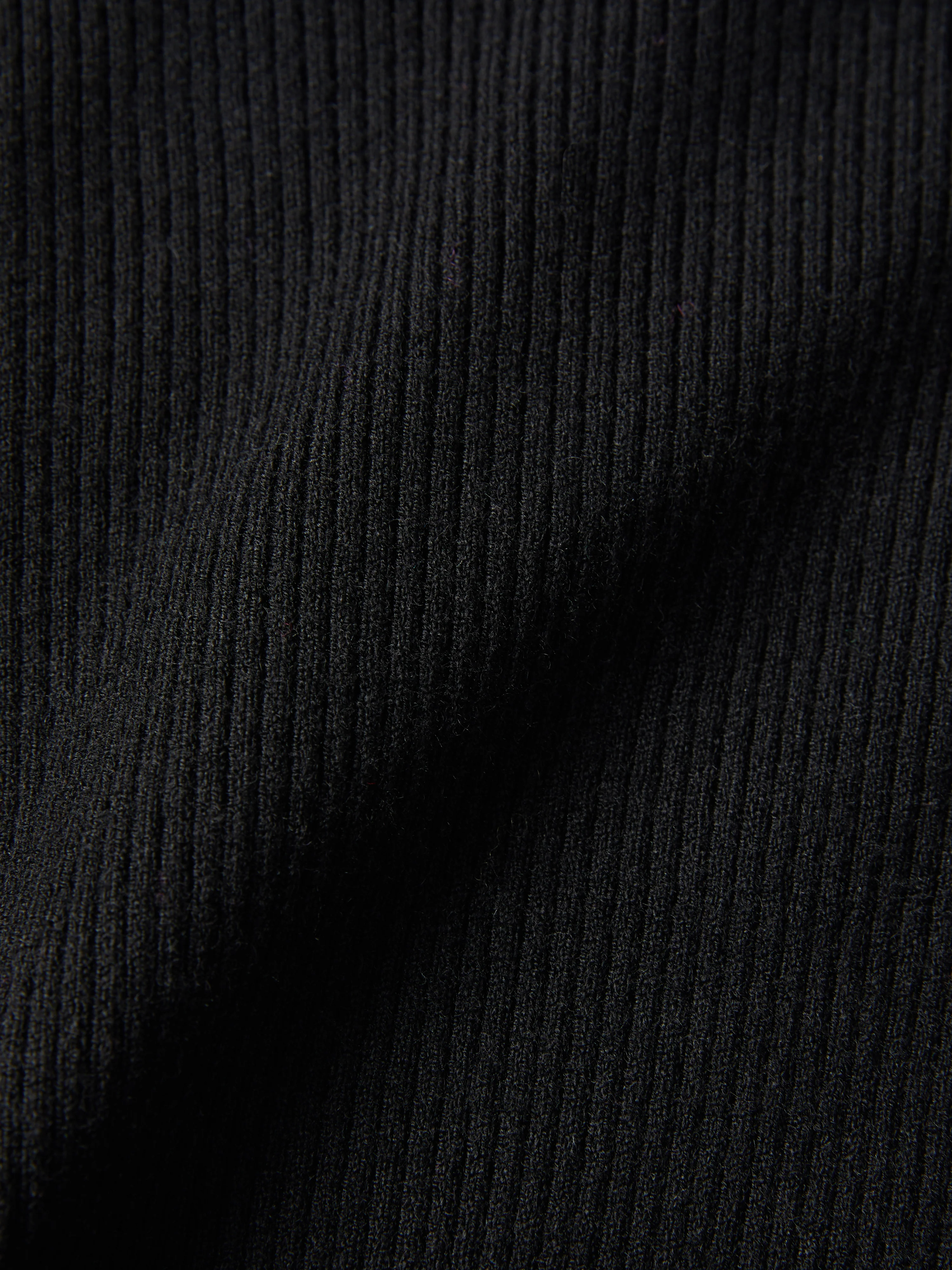 Slash Back Polo Neck Jumper | Black - Image 10