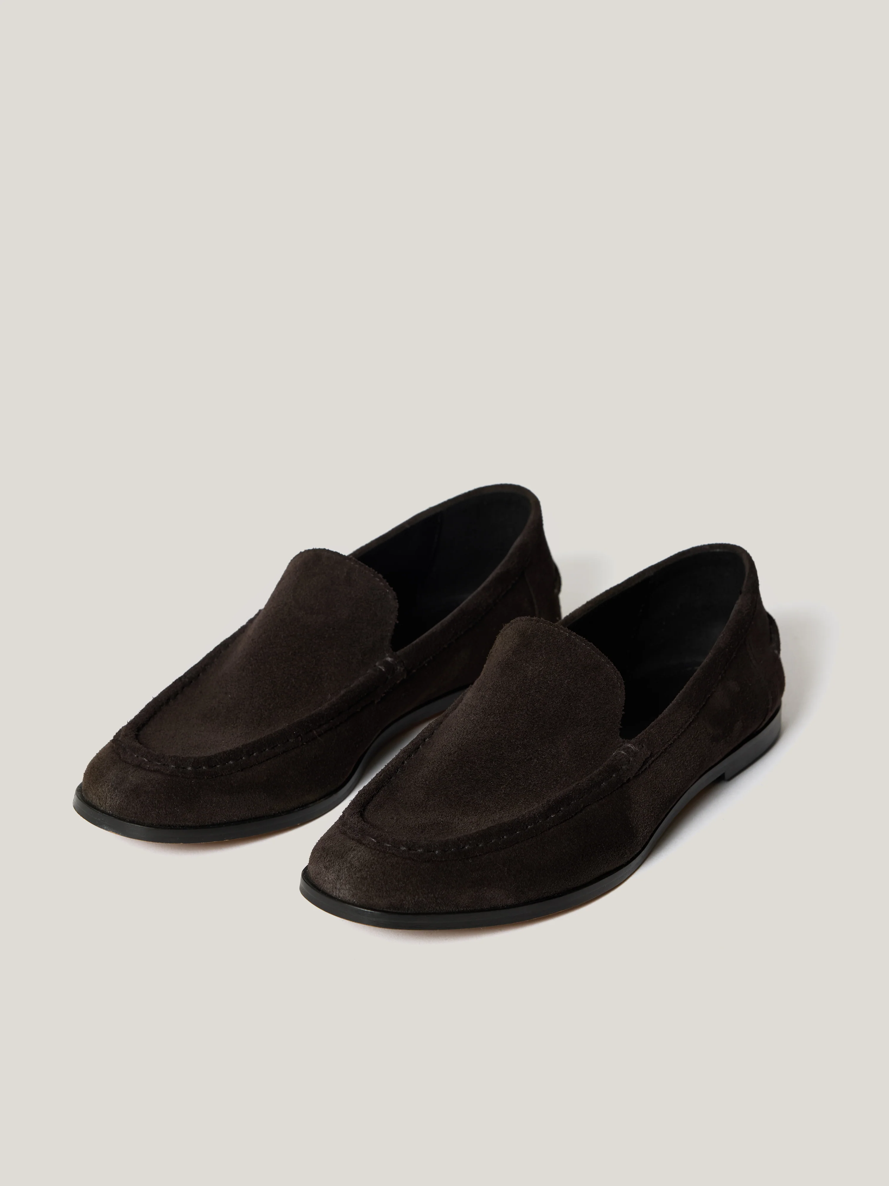 Soft Suede Moccasin | Chocolate - Image 3