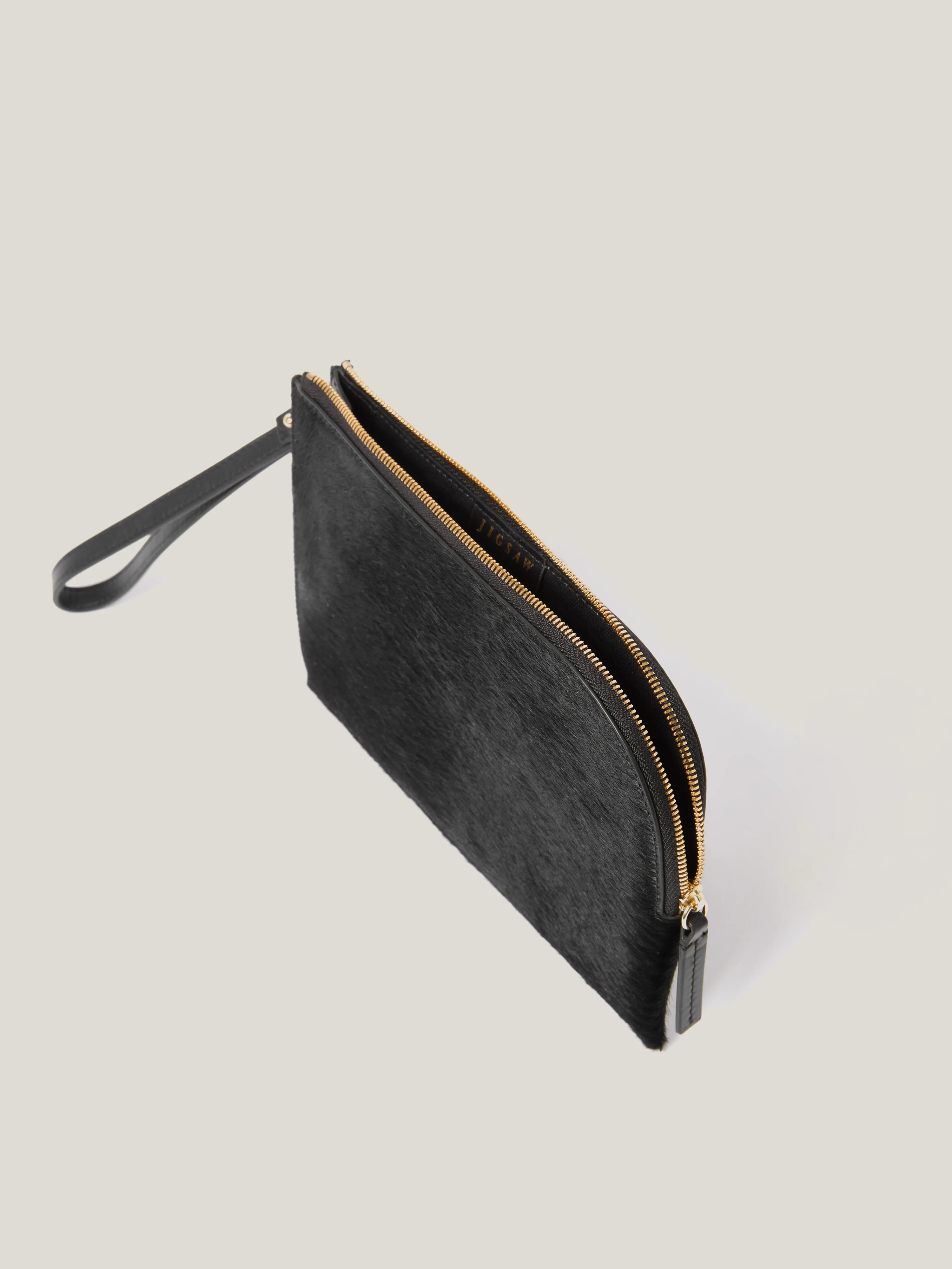 Sophia Calf Hair Pouch | Black - Image 3