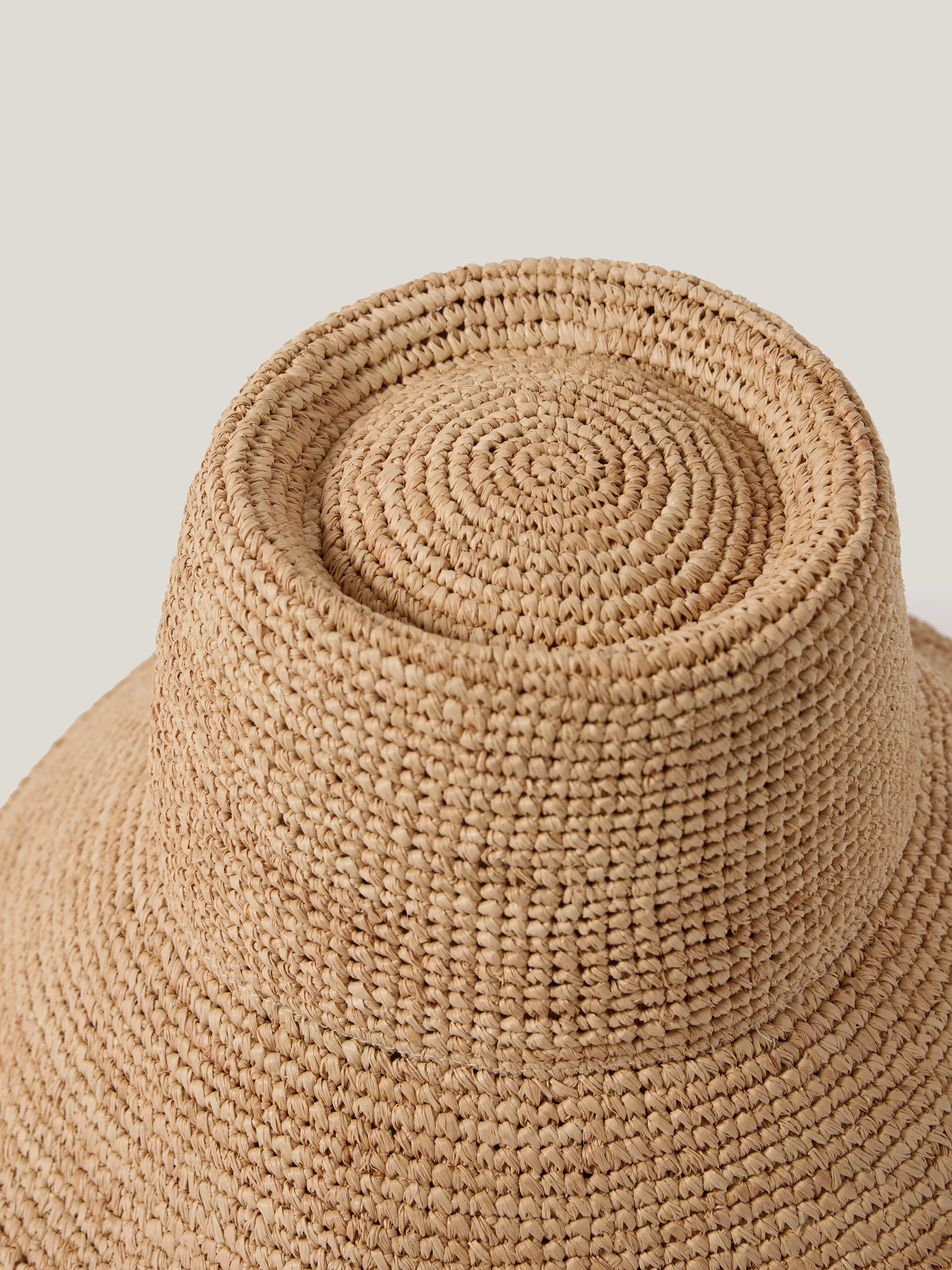 Straw Bucket Hat | Natural - Image 4