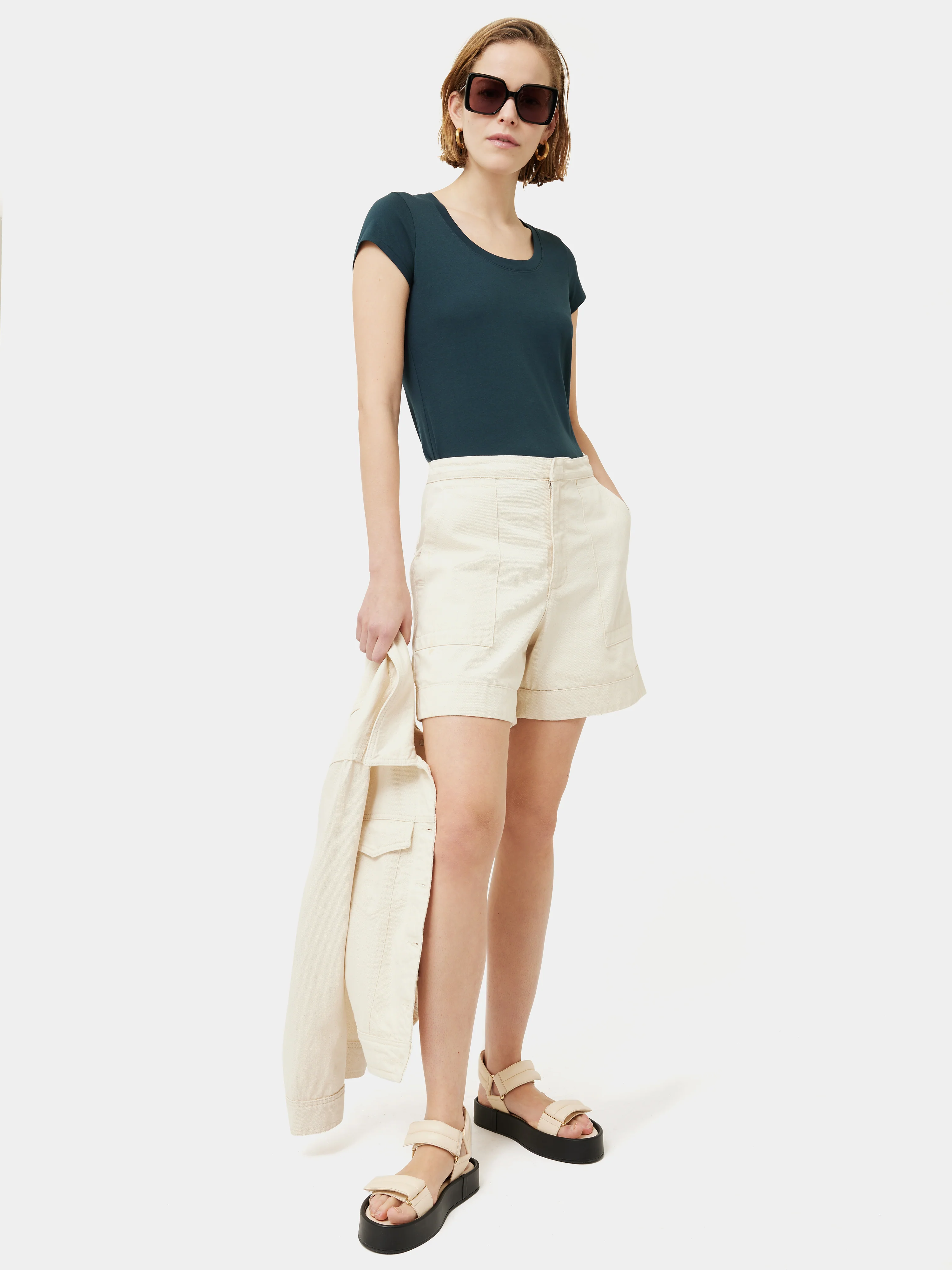 Supima Cotton Short Sleeve Tee | Eucalyptus - Image 3