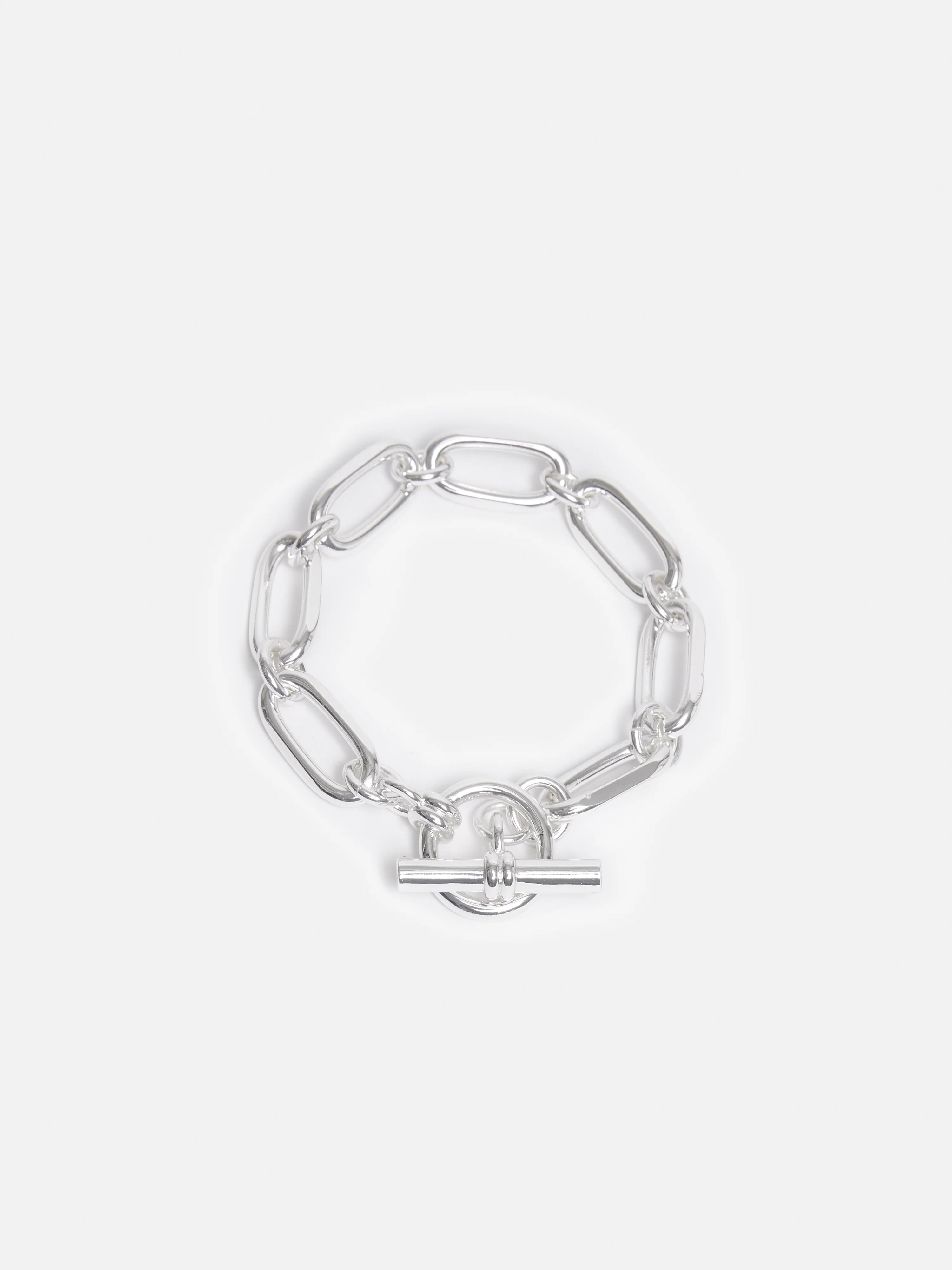 Trombone Link Bracelet | Silver