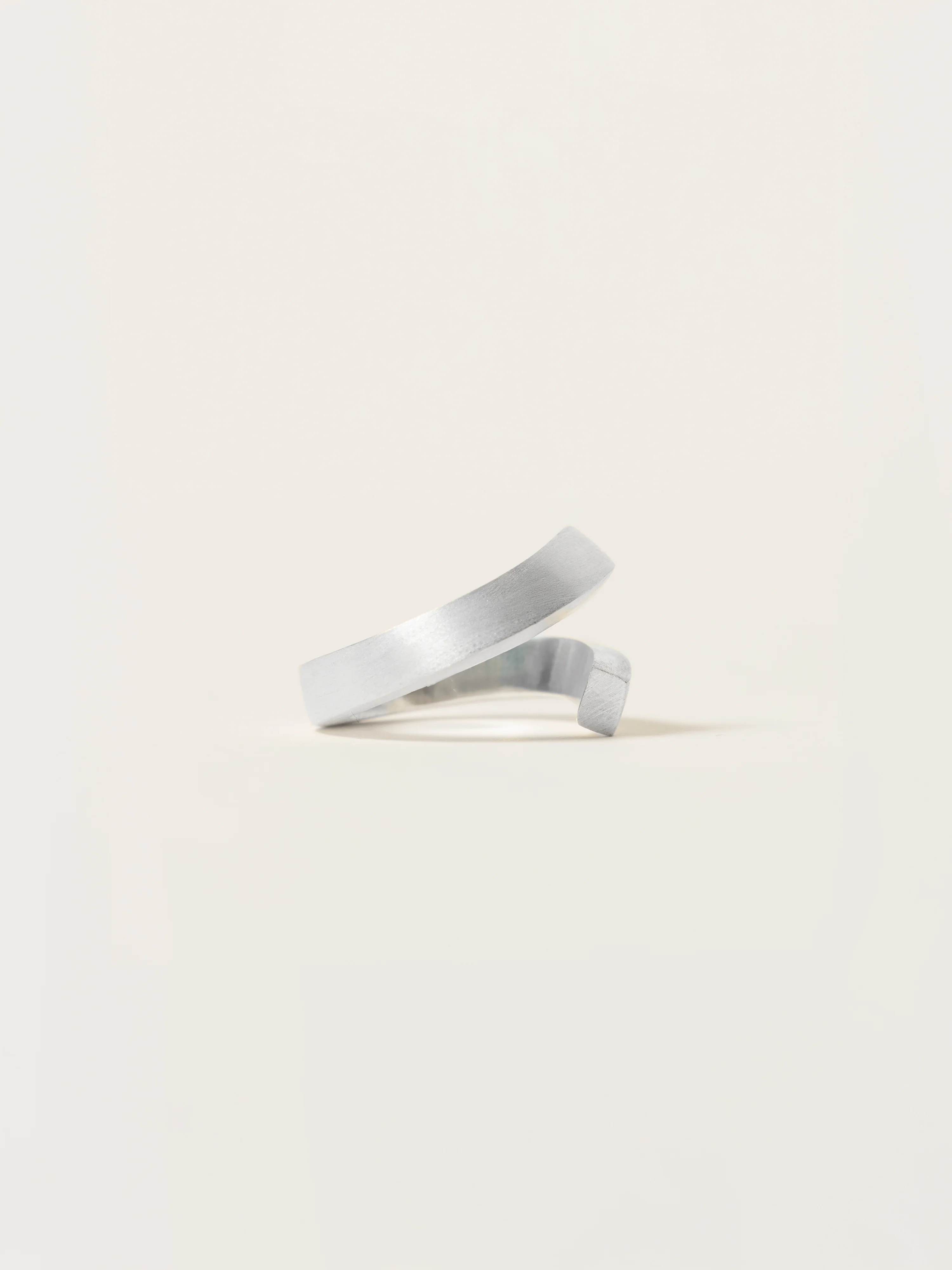 Twisted Block Ring | Silver - Image 3