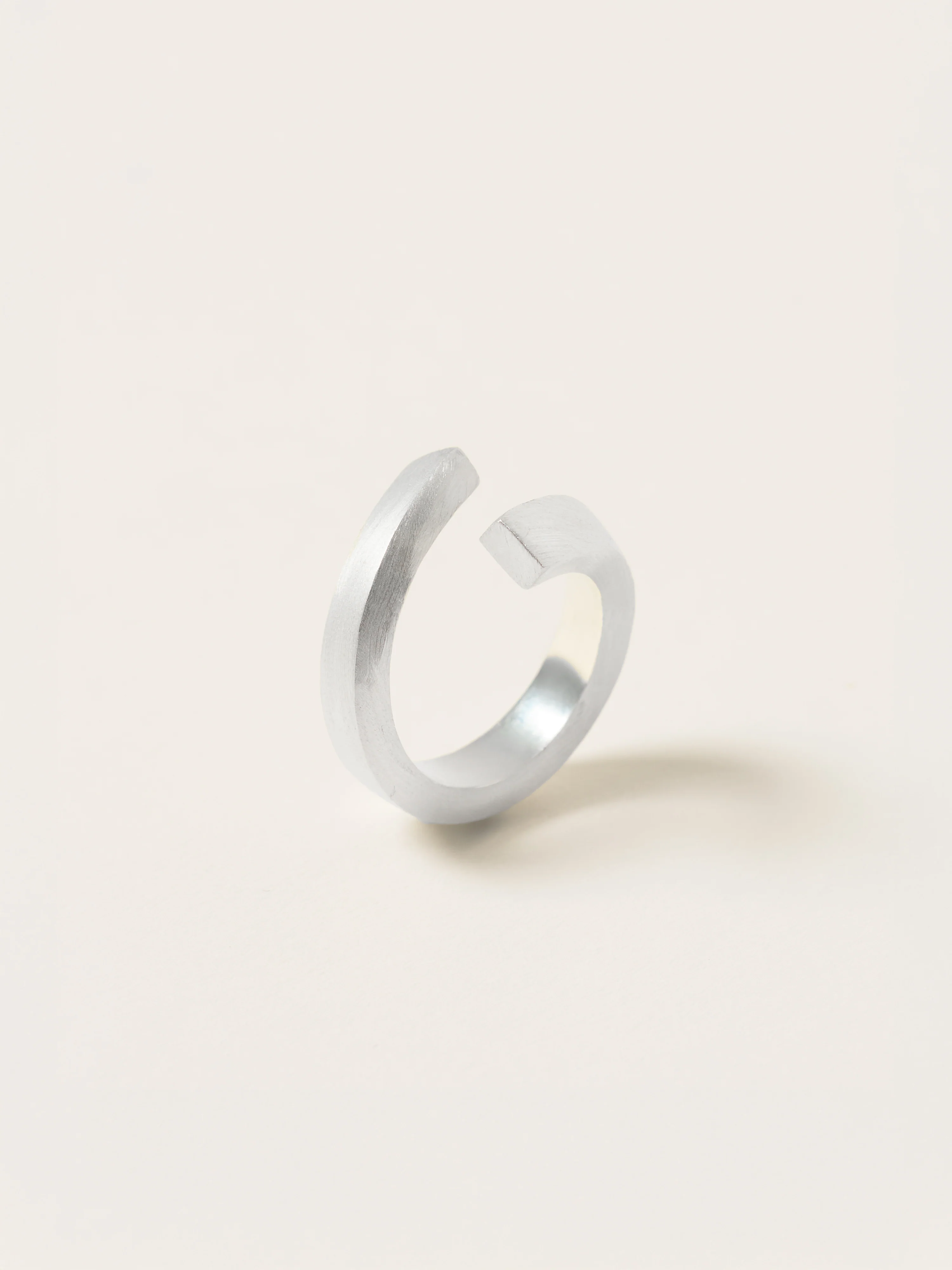 Twisted Block Ring | Silver - Image 4