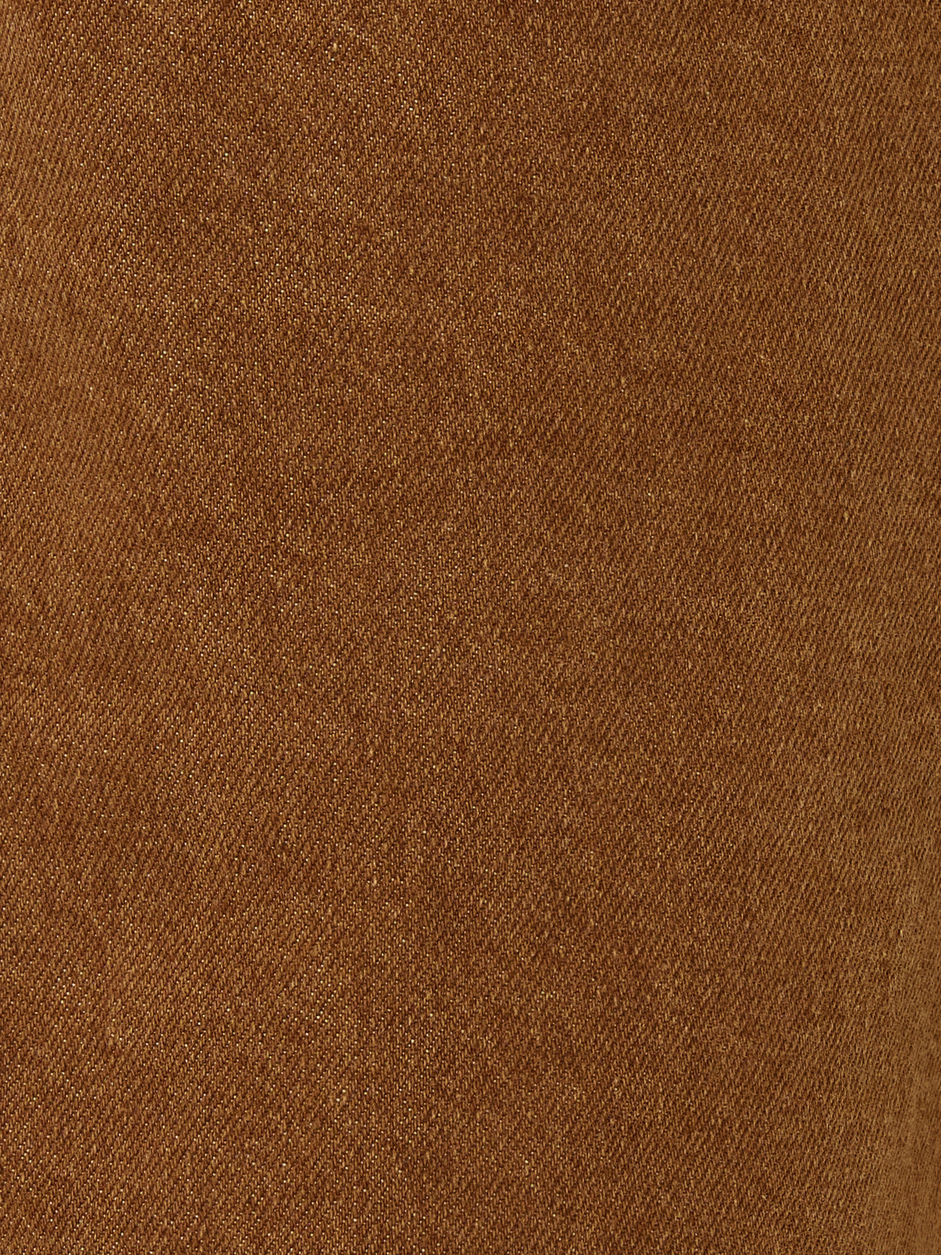 Tyne Wide Leg Cropped Jean | Tan Snow Wash - Image 7