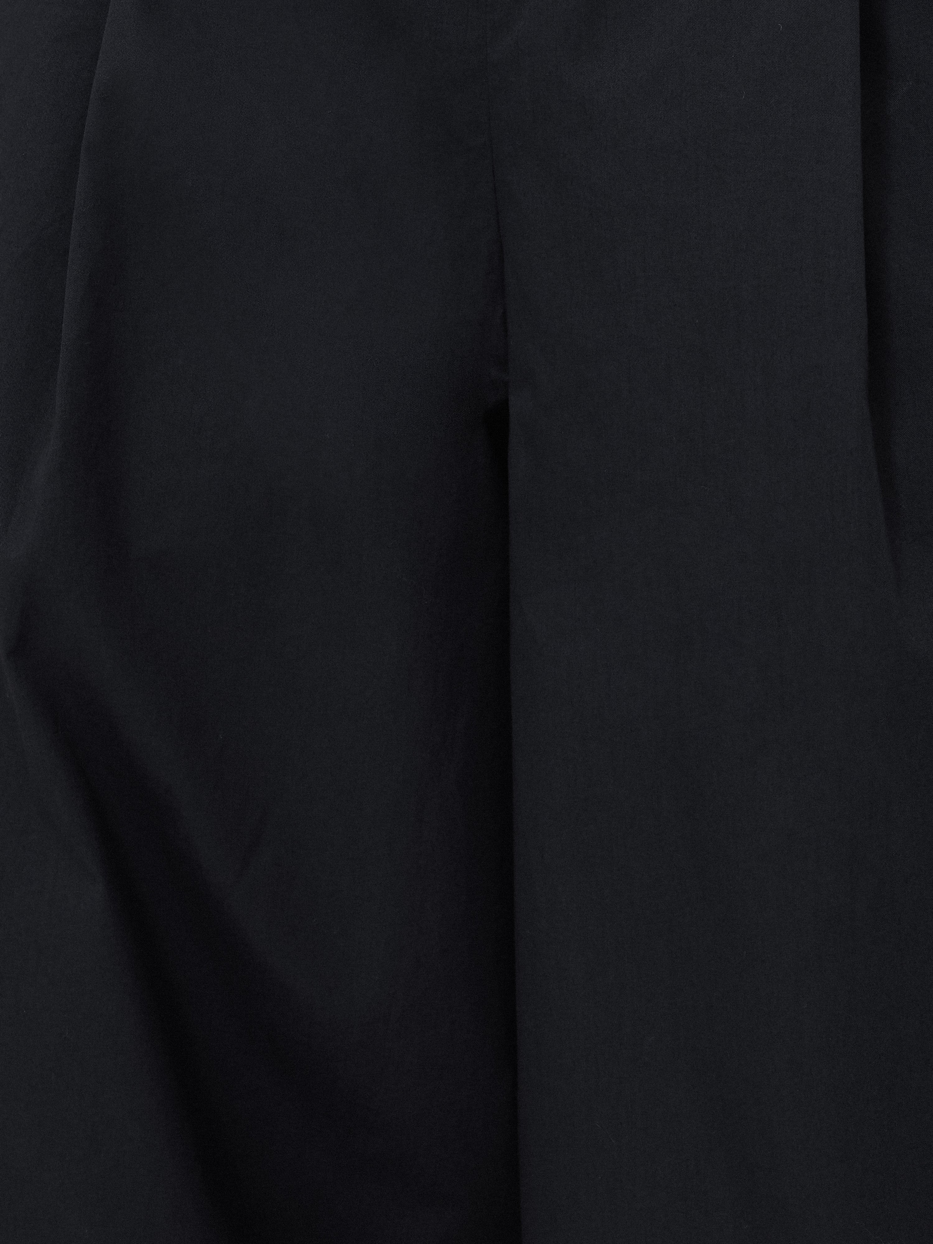 Wide Leg Cotton Trouser | Navy - Image 6