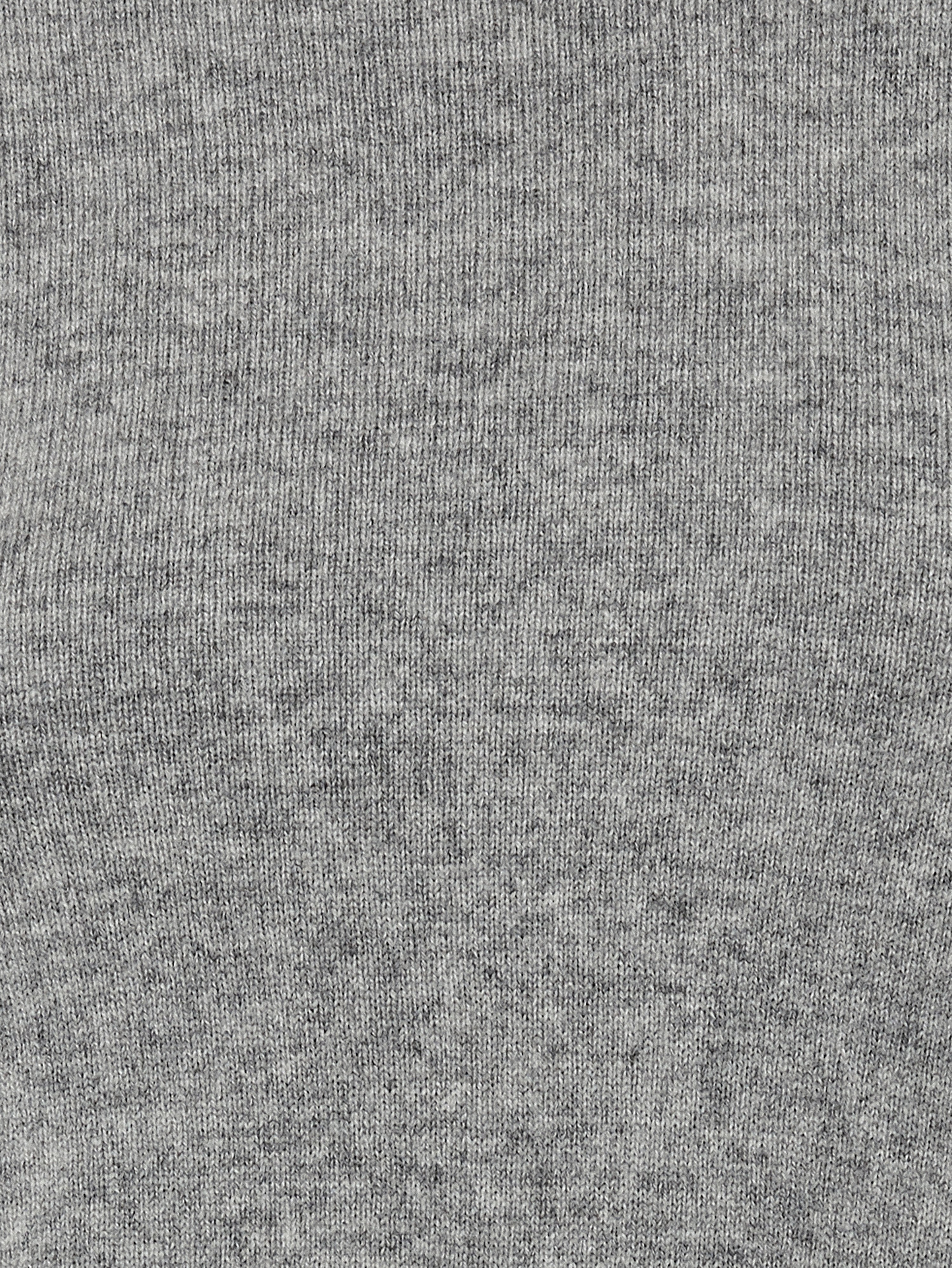 Wool Cashmere Blend Knot Dress | Grey - Image 7