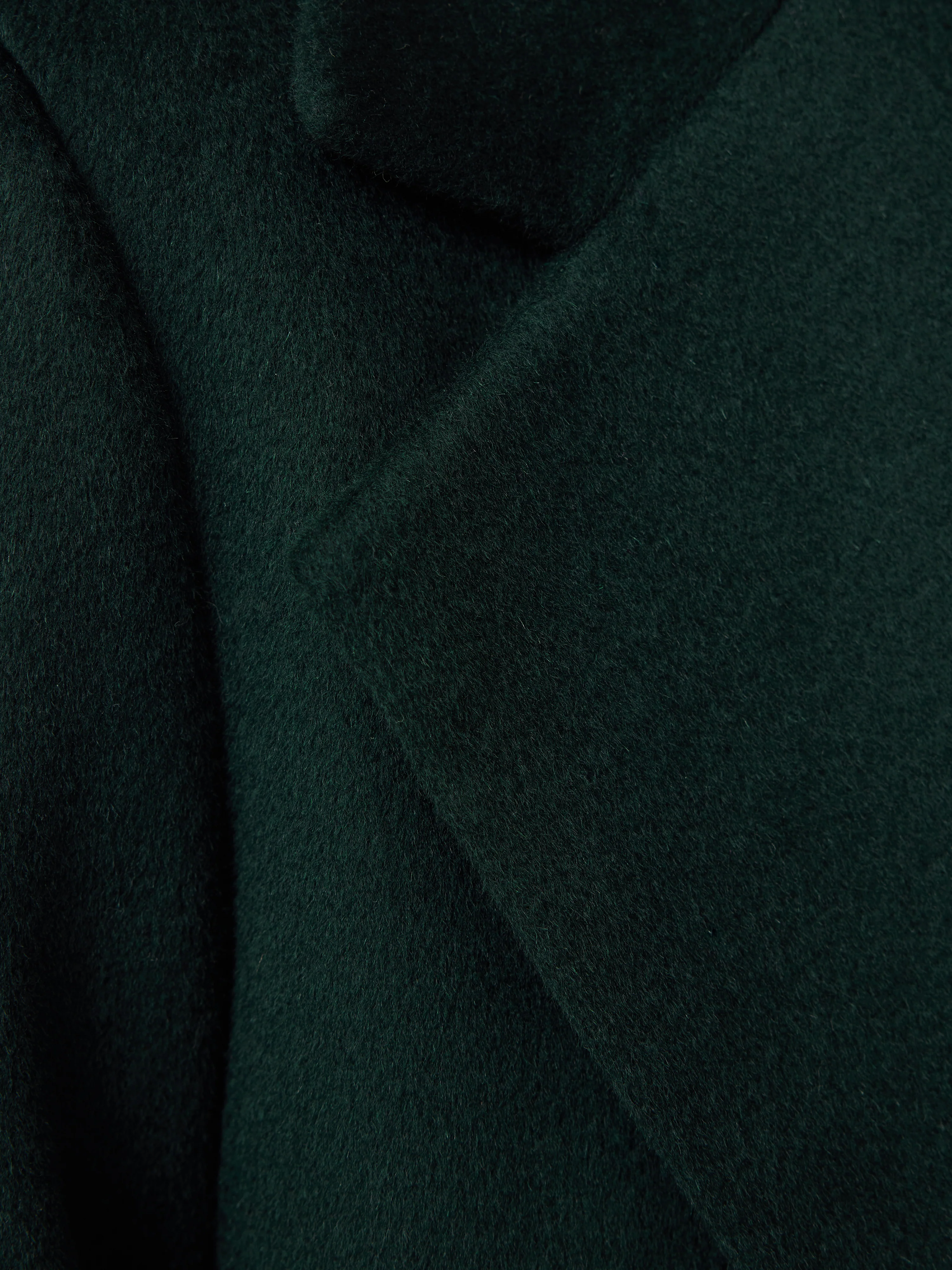 Wool Maxi City Coat | Green - Image 10