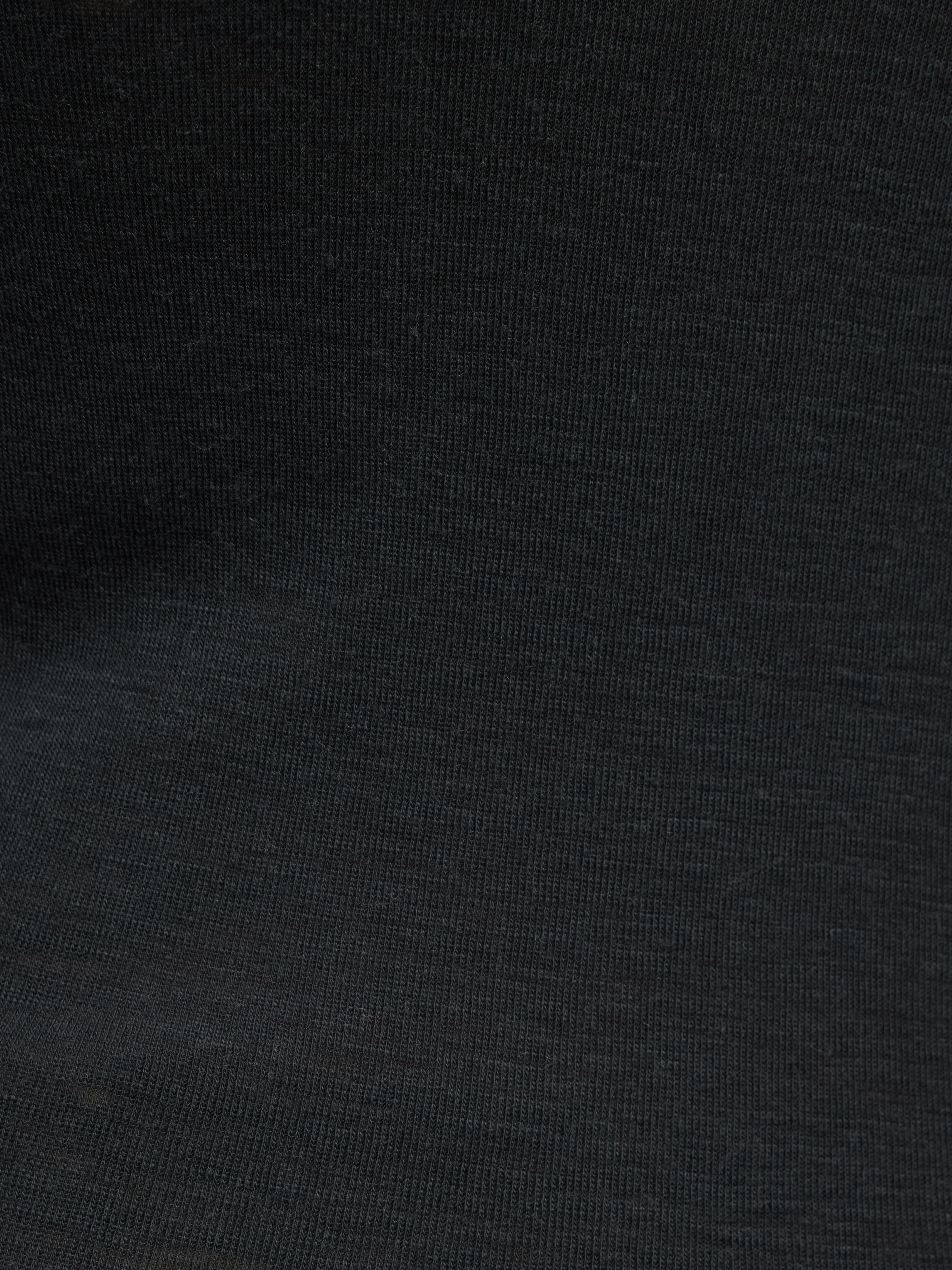 Wool Rib Frill Long Sleeve Top | Grey - Image 8