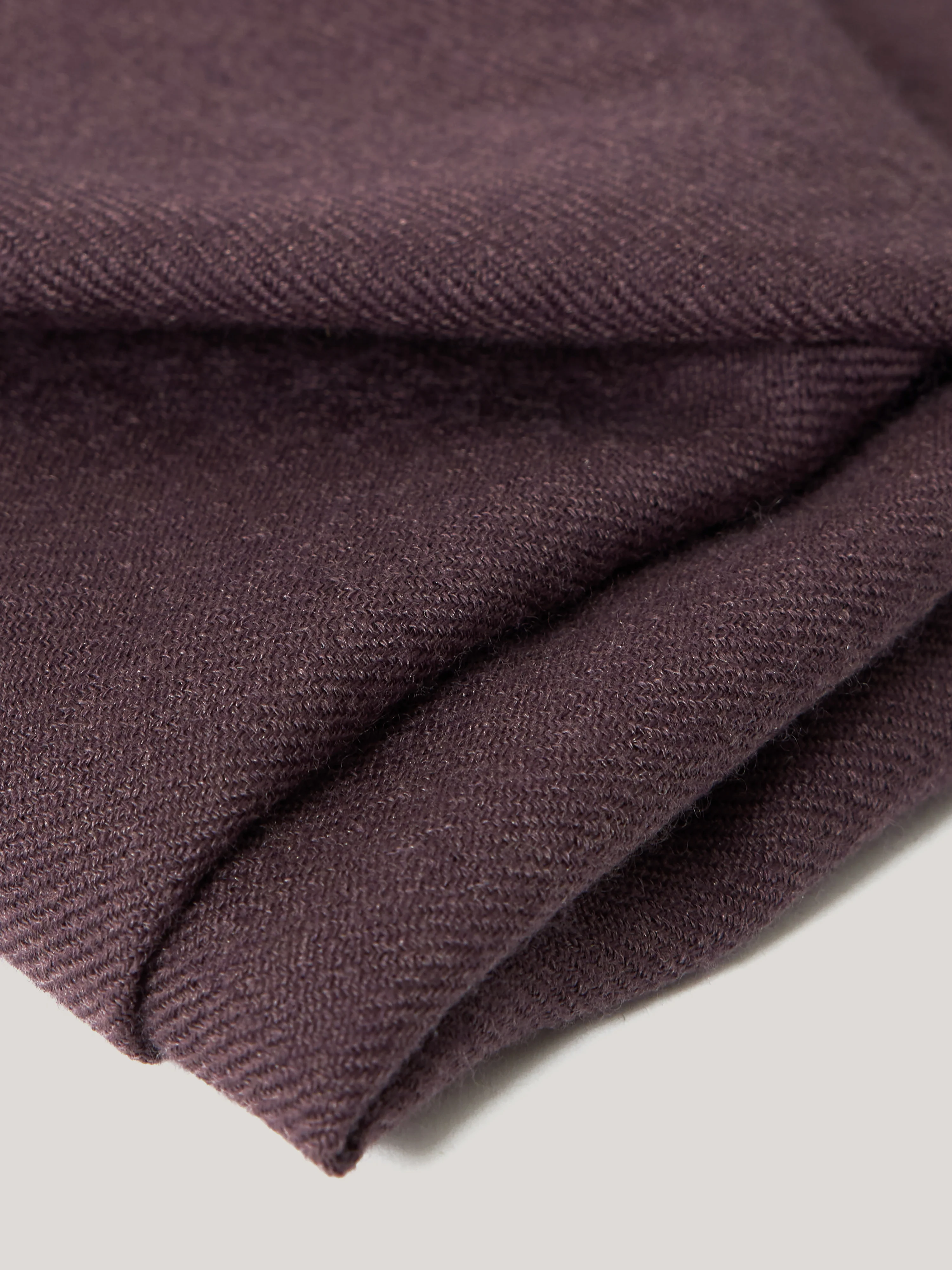 Wool Silk Pashmina | Purple - Image 3