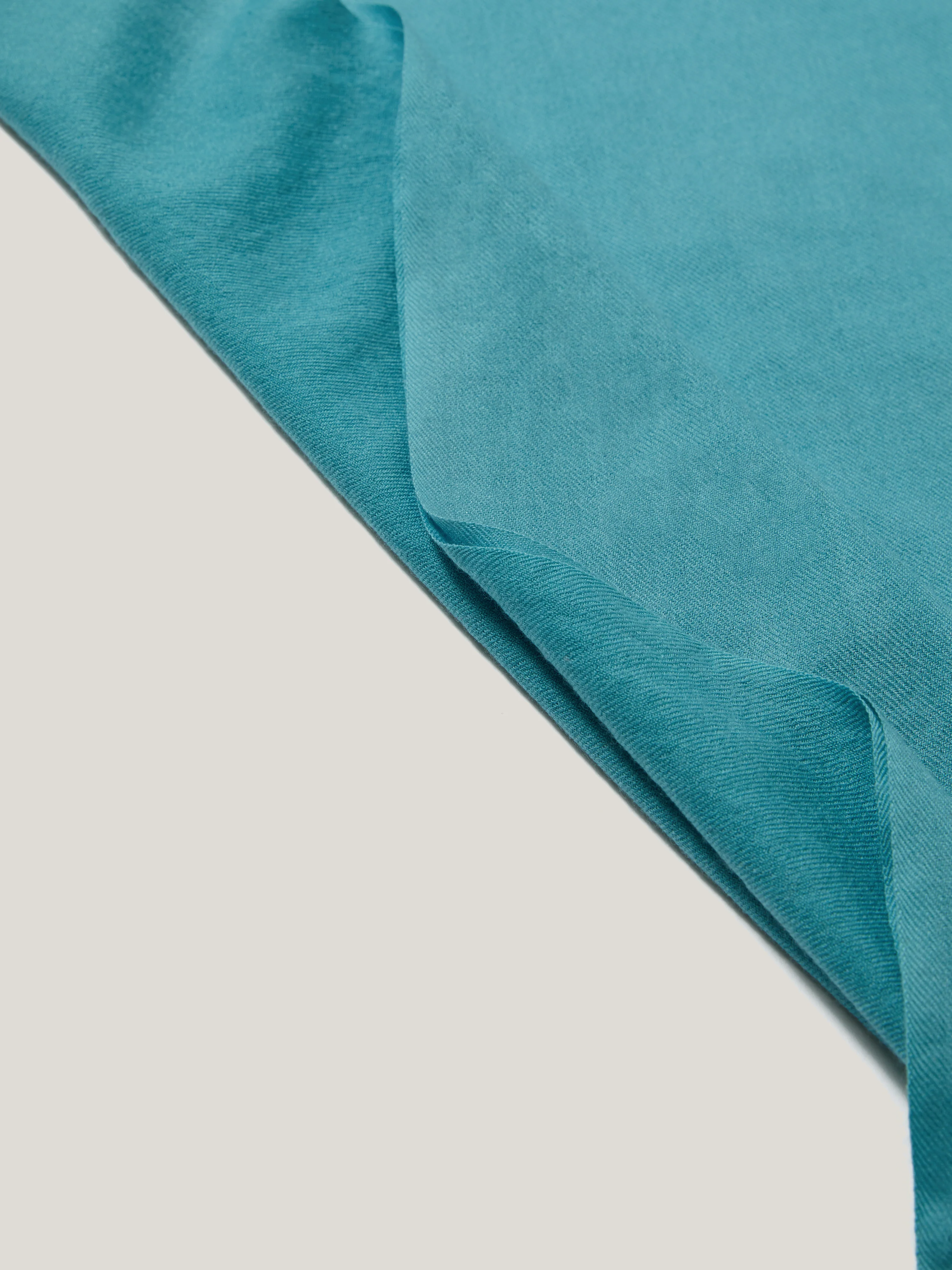 Wool Silk Pashmina | Blue - Image 4