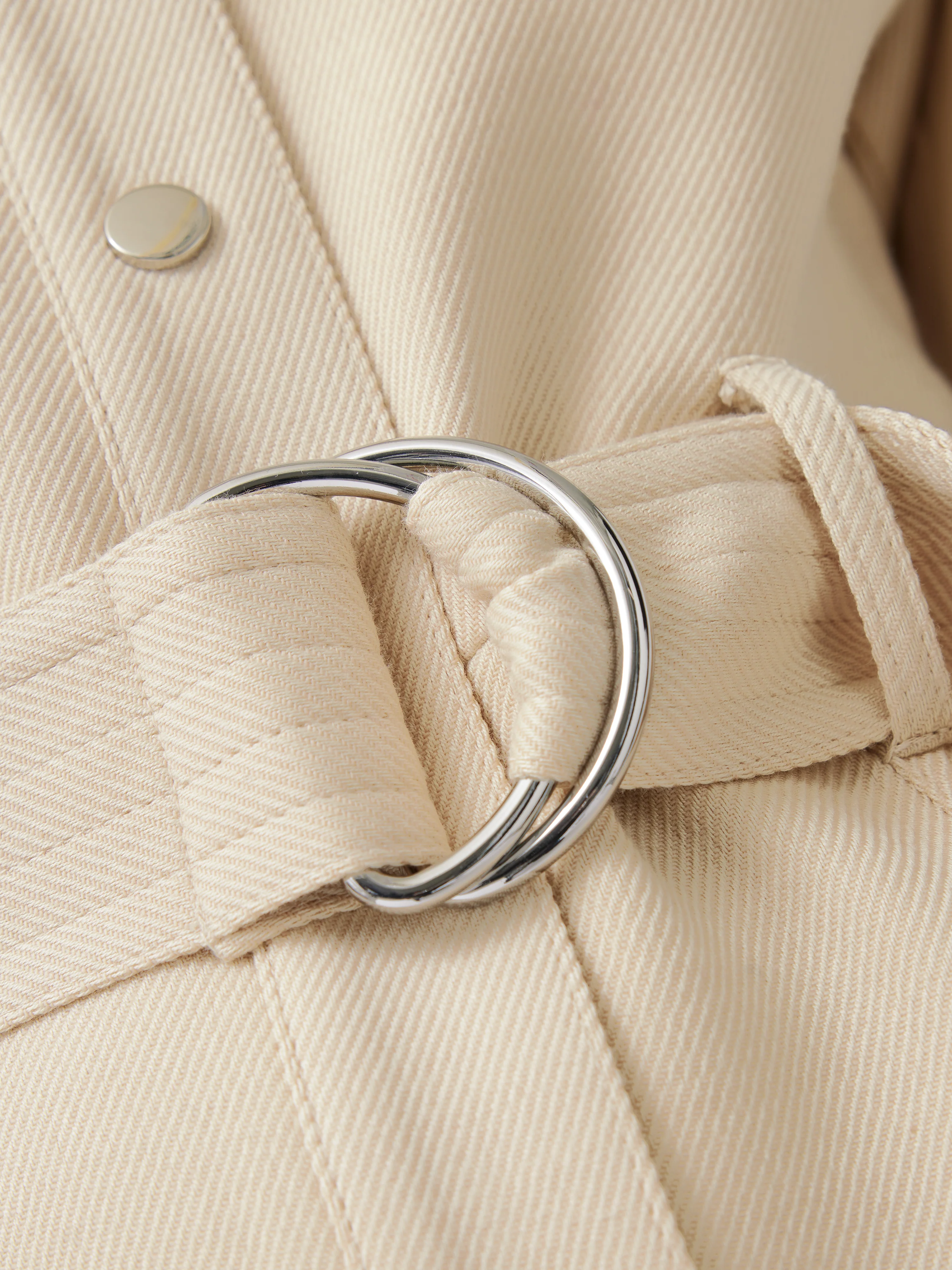 Wool Utility Dress | Cream - Image 8