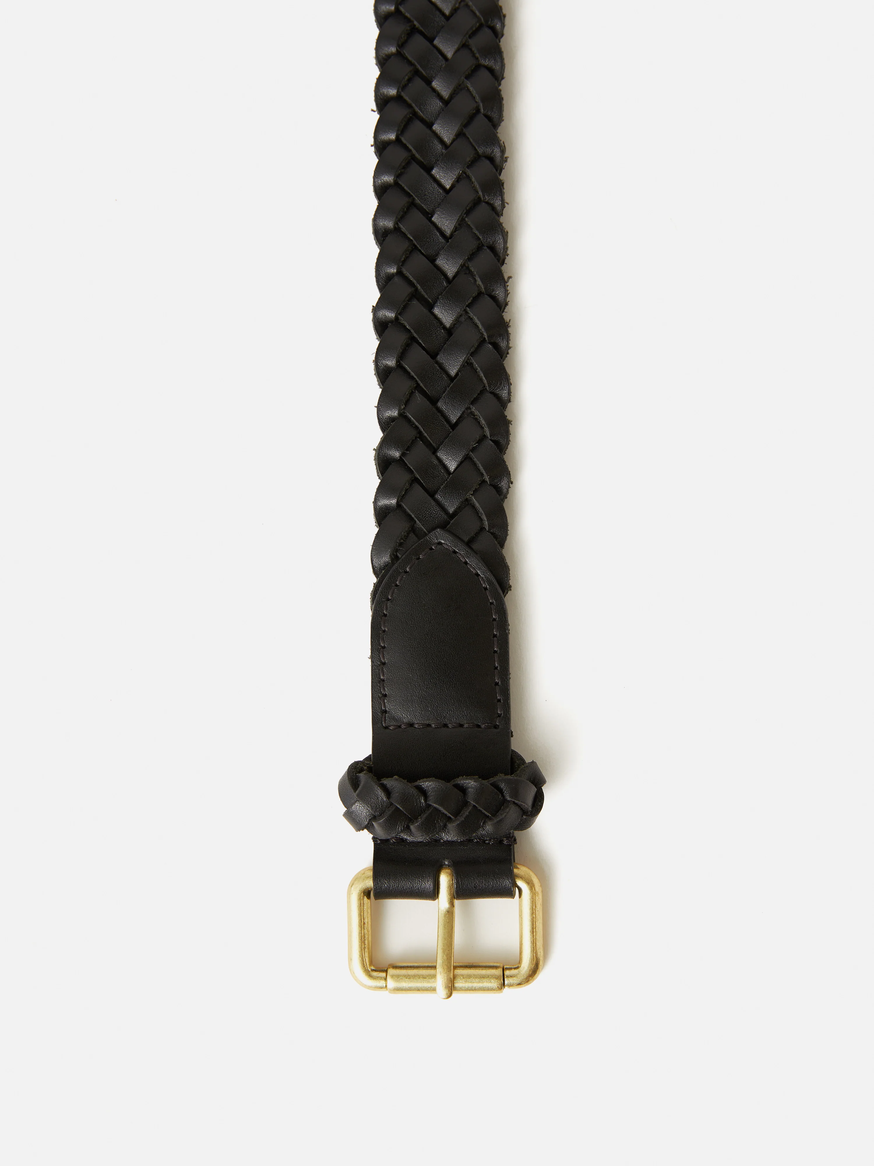 Woven Leather Belt | Black - Image 4