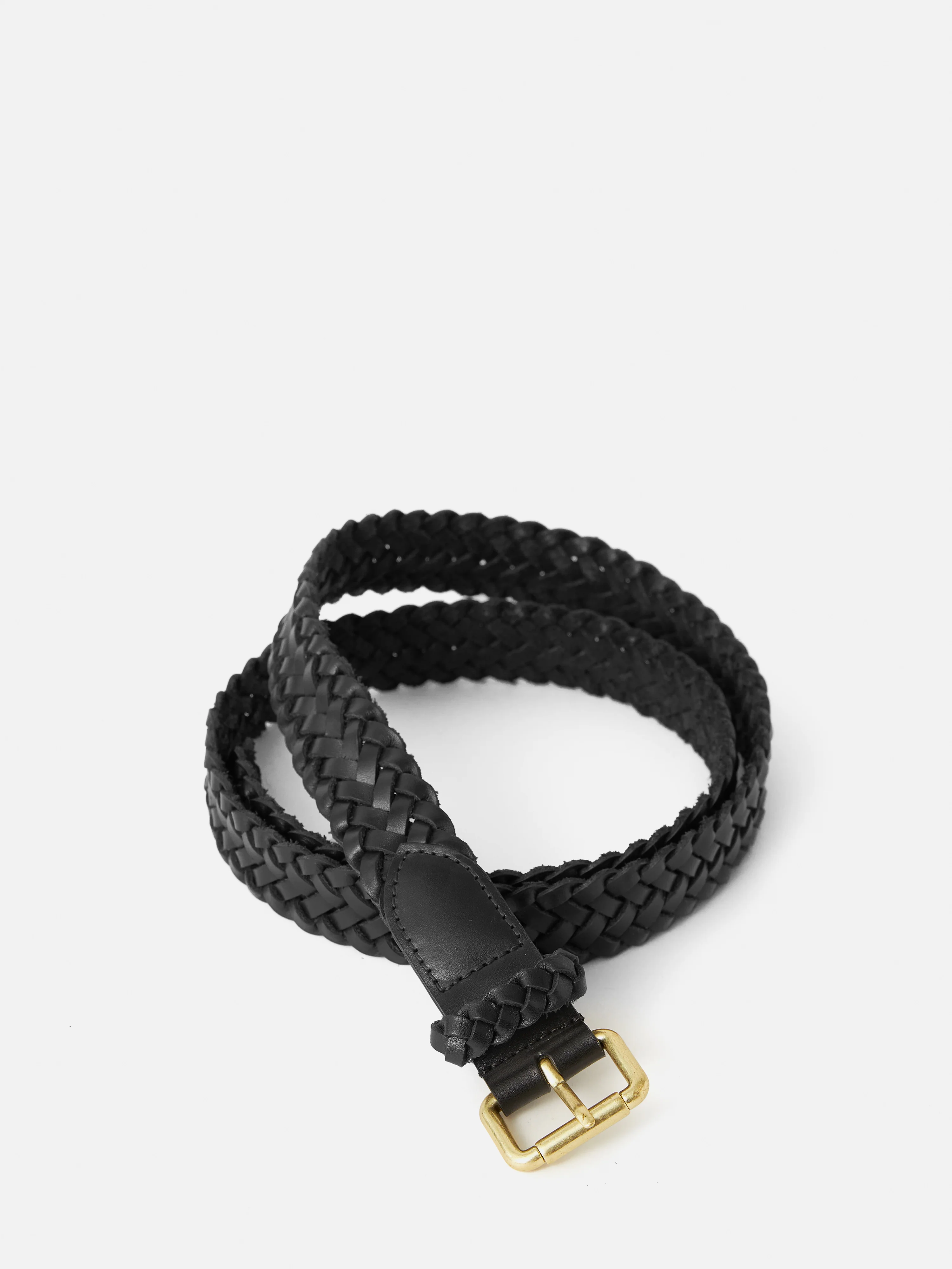 Woven Leather Belt | Black - Image 5